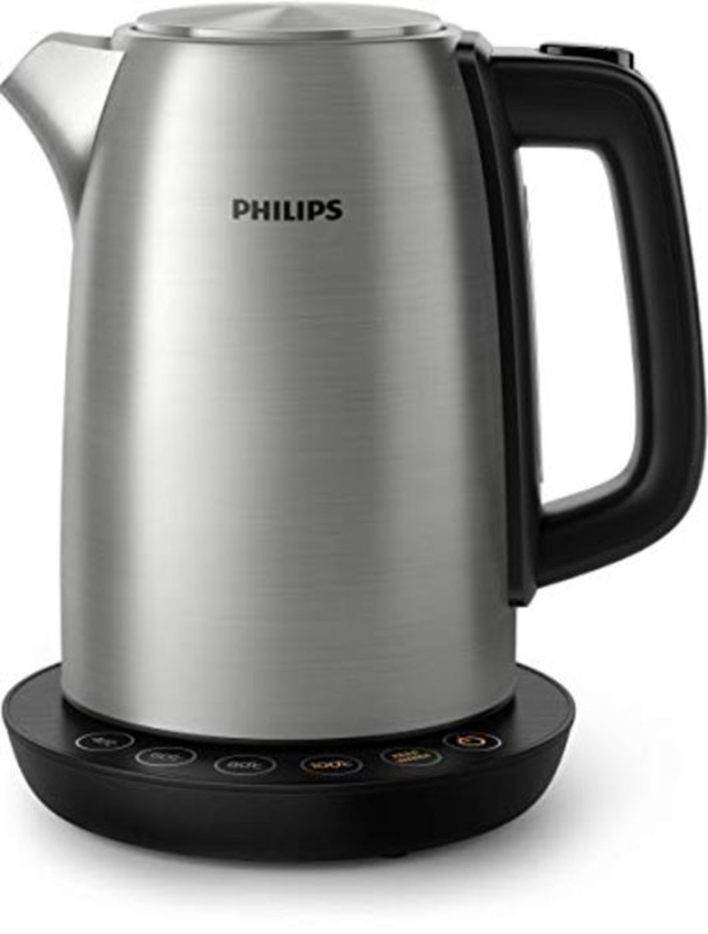RRP £68.00 Philips Avance Collection HD9359/90 electric kettle 1.7 L Black,Metallic 2200 W Avance
