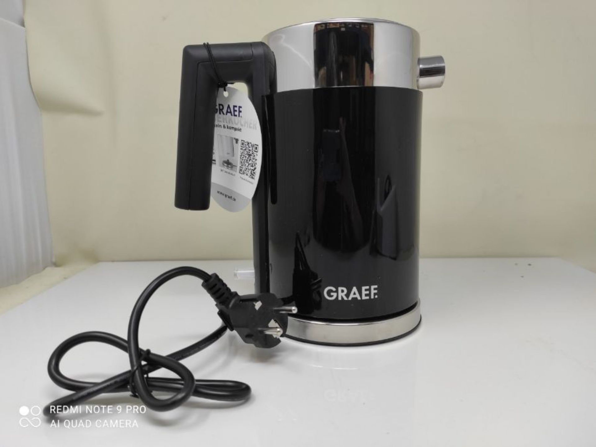 GRAEF WK 402 kettle 1l black - Image 3 of 3