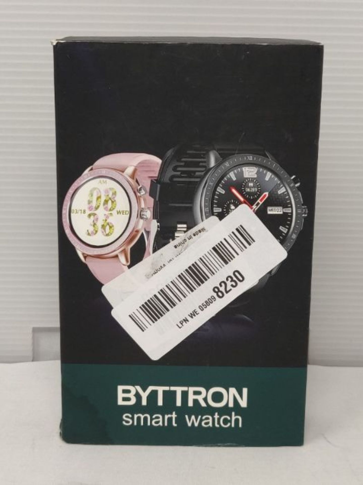 BYTTRON Smart Watch,1.3" Full Touch Screen Waterproof Fitness Tracker with Heart Rate, - Image 2 of 3