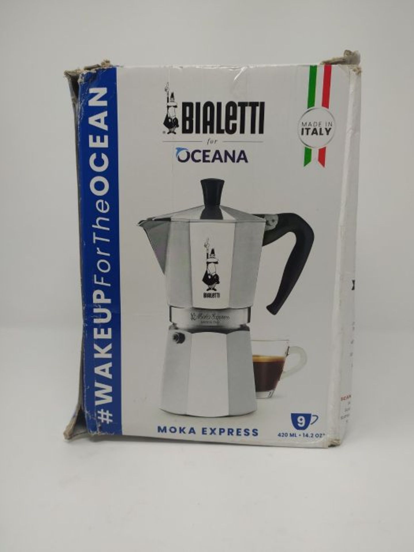 Bialetti Moka Express Aluminium Stovetop Coffee Maker (9 Cup) - Image 2 of 3