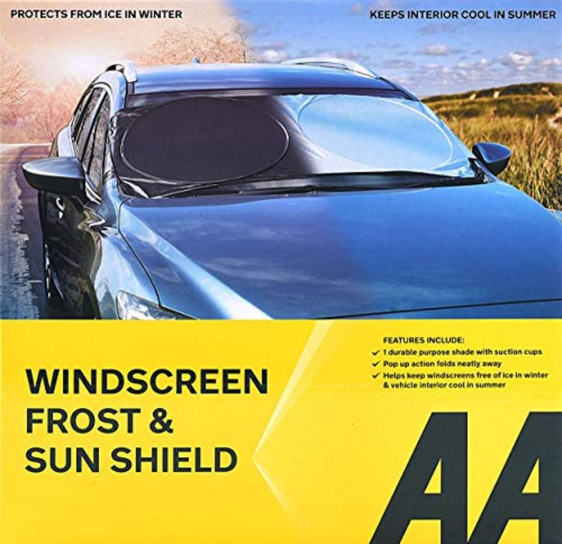 AA Windscreen Sun Shield and Frost Protection