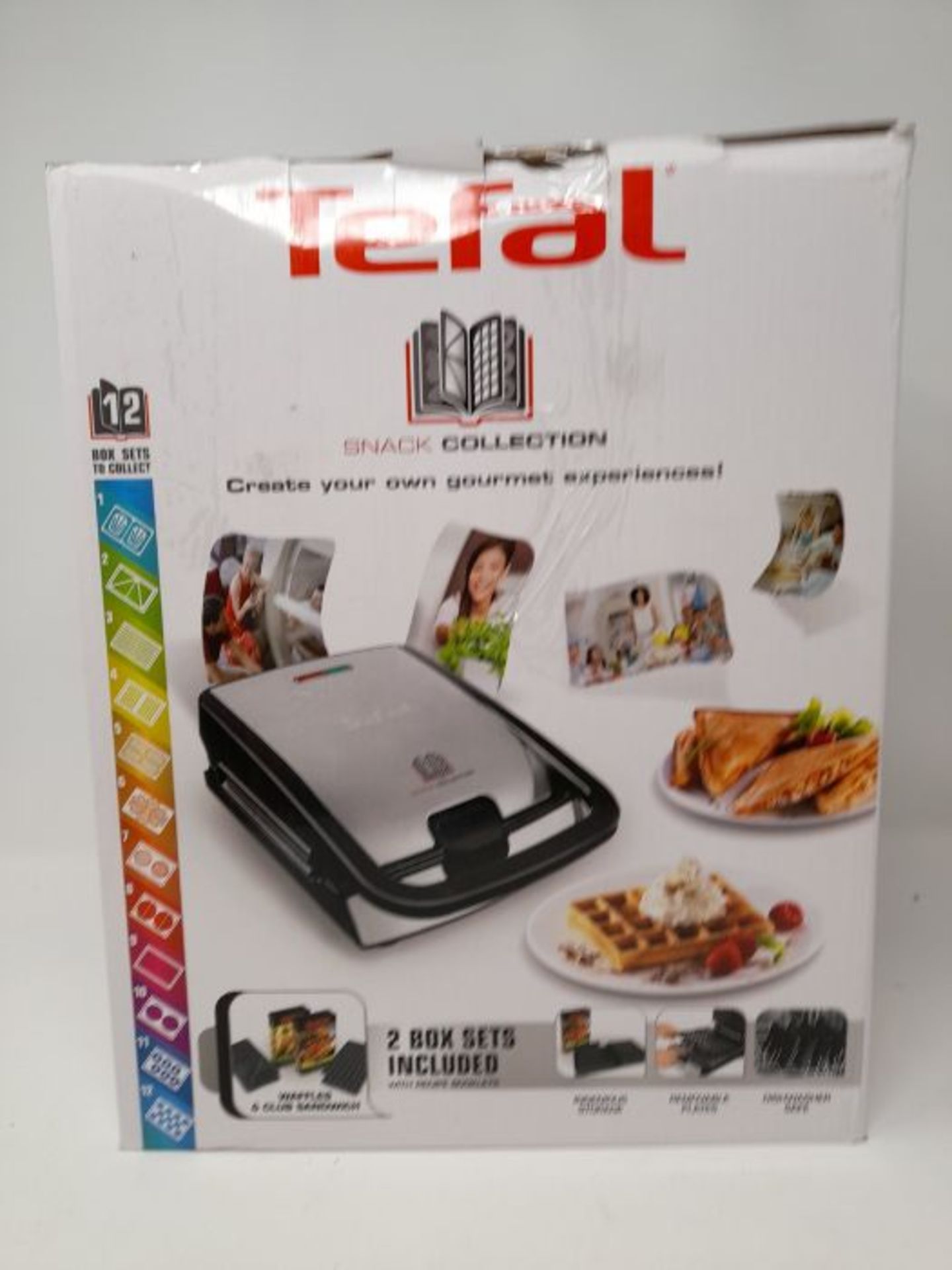 RRP £69.00 TEF SW852D Snack-Grill 12 in 1 - Image 2 of 3