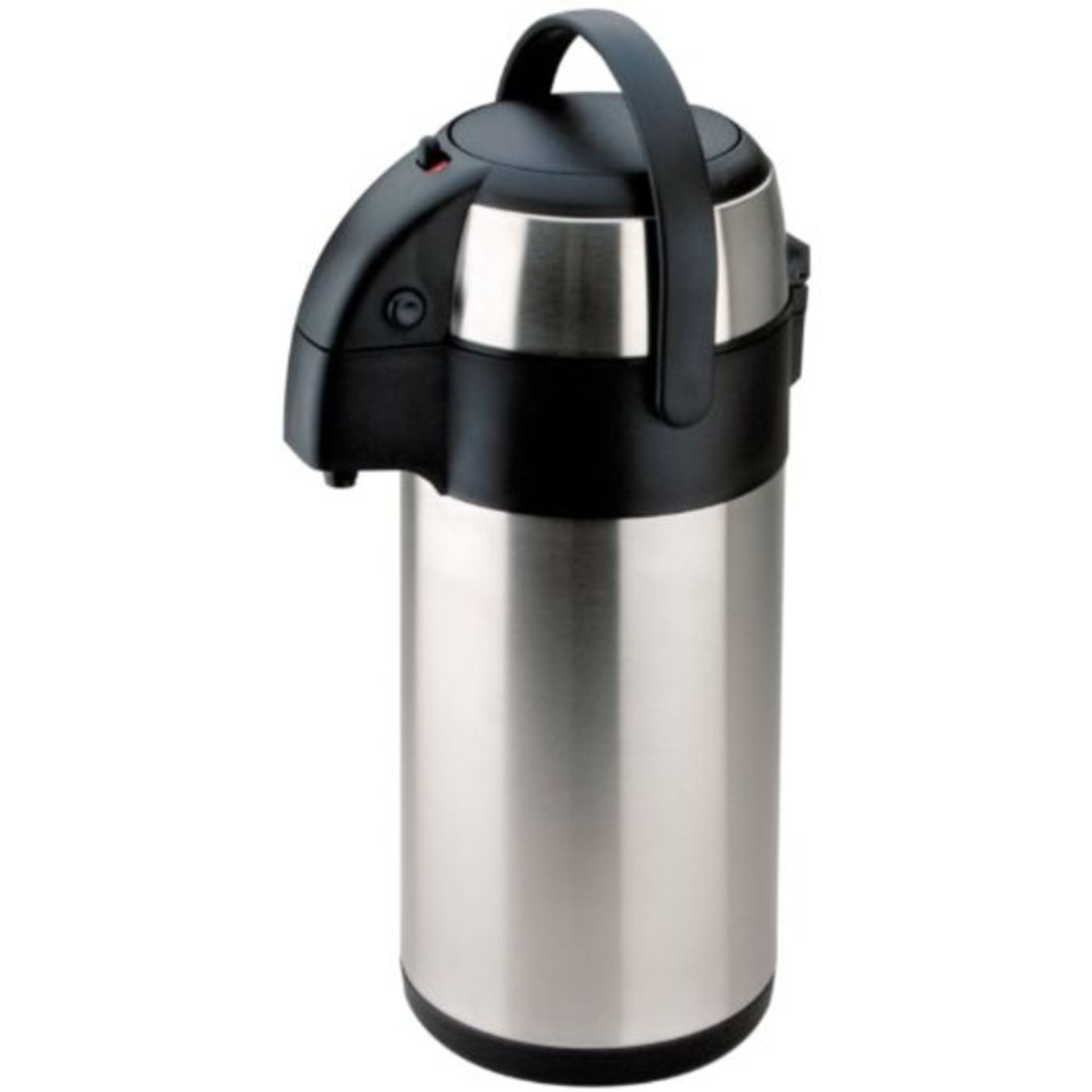 Olympia Pump Action Airpot 25L 330X151mm Stainless Steel Teapot Infuser