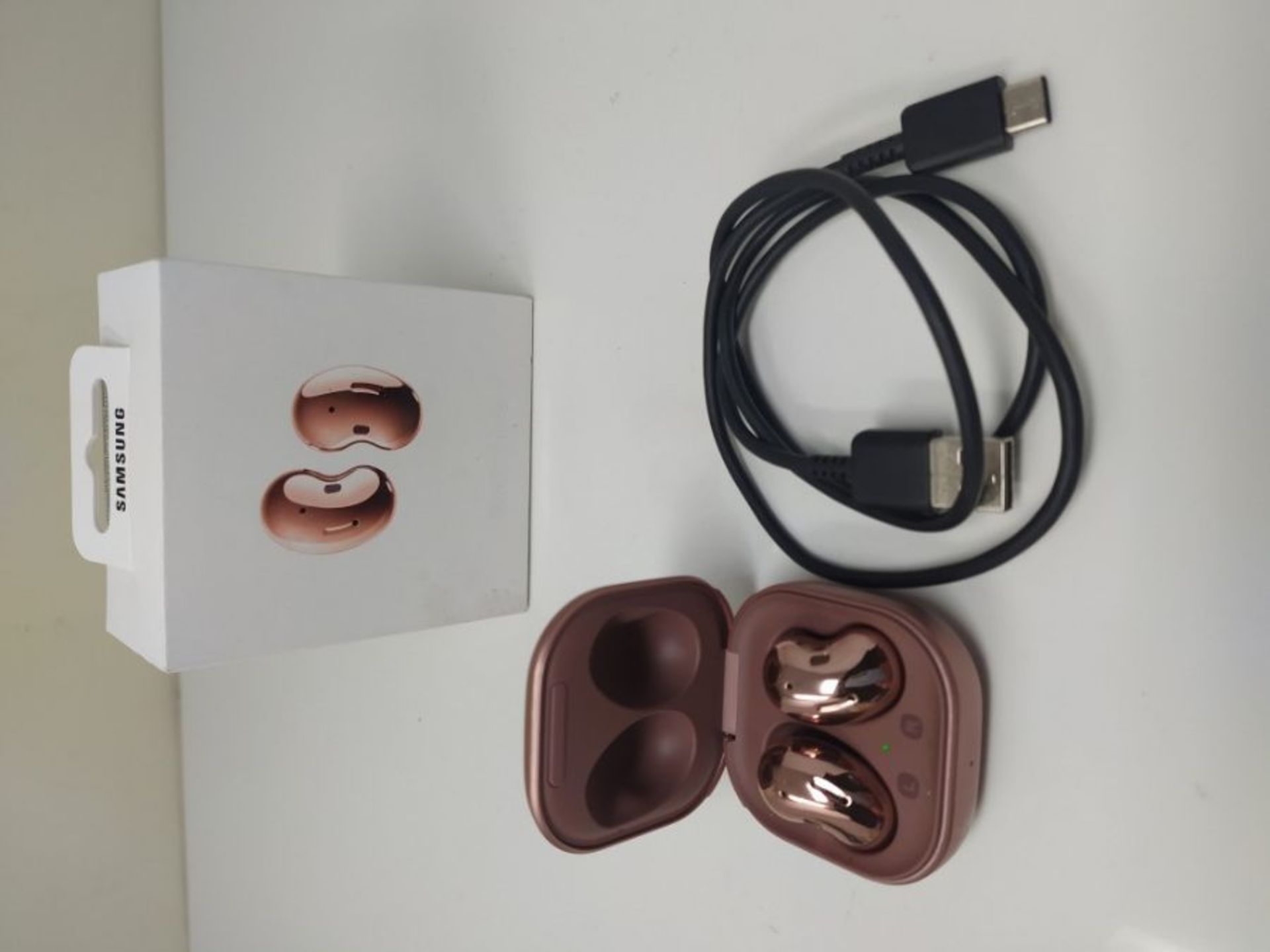 RRP £79.00 Samsung Galaxy Buds Live Wireless Earphones Mystic Bronze (UK Version) - Image 2 of 2