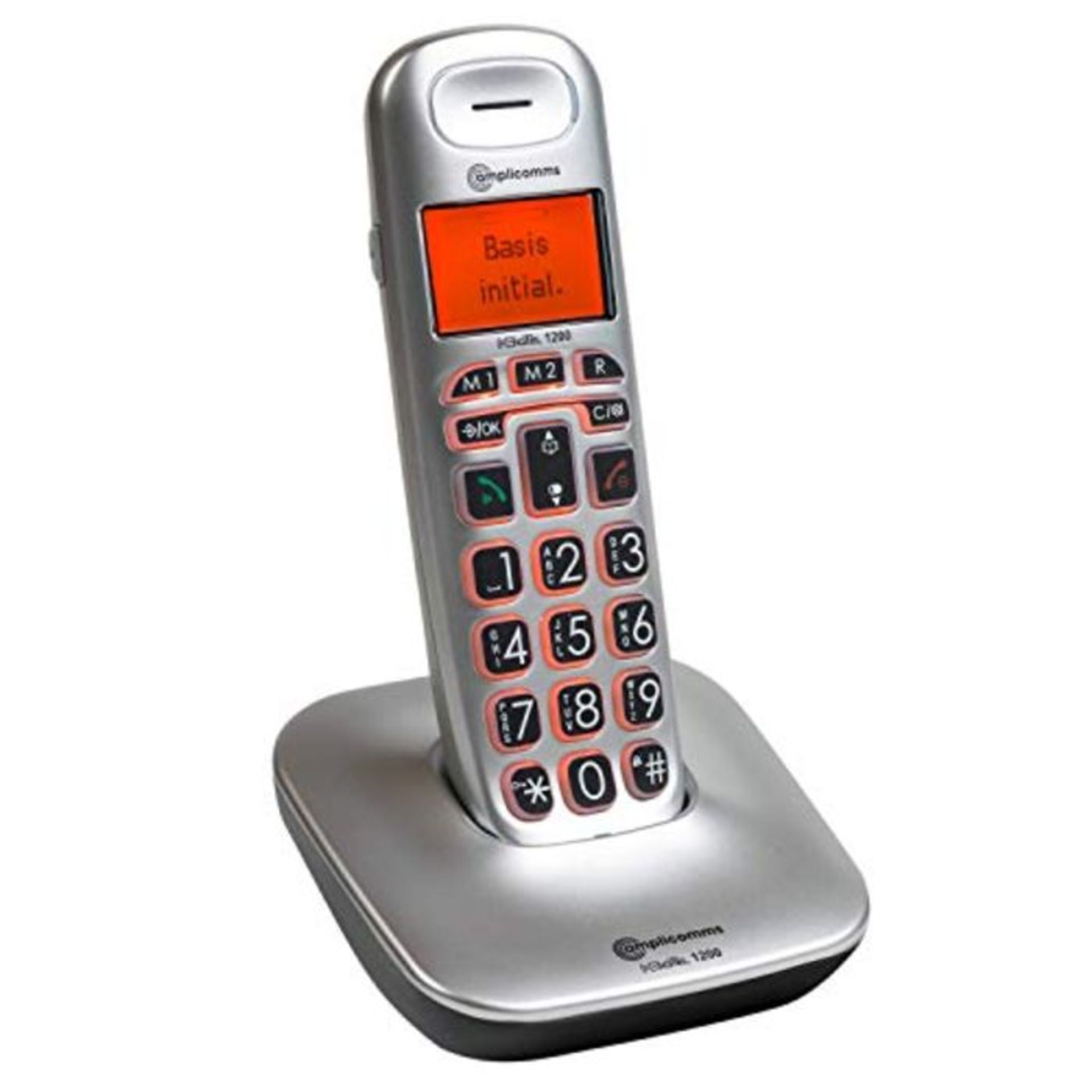 Amplicomms BigTel 1200 - Big Button Phone for Elderly - Loud Phones for Hard of Hearin