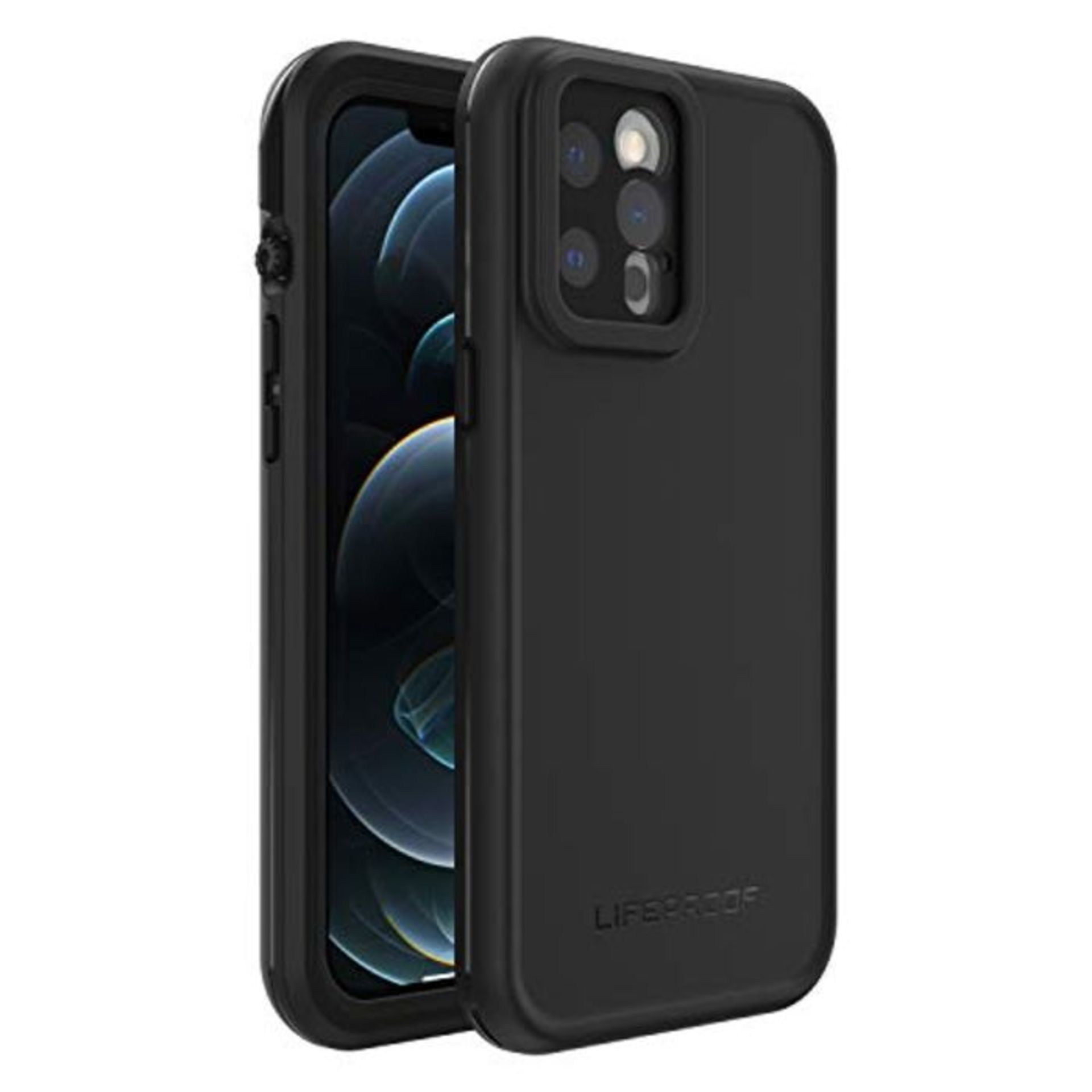 RRP £53.00 LifeProof for iPhone 12 Pro Max, Waterproof Drop Protective Case, Fre Series, Black