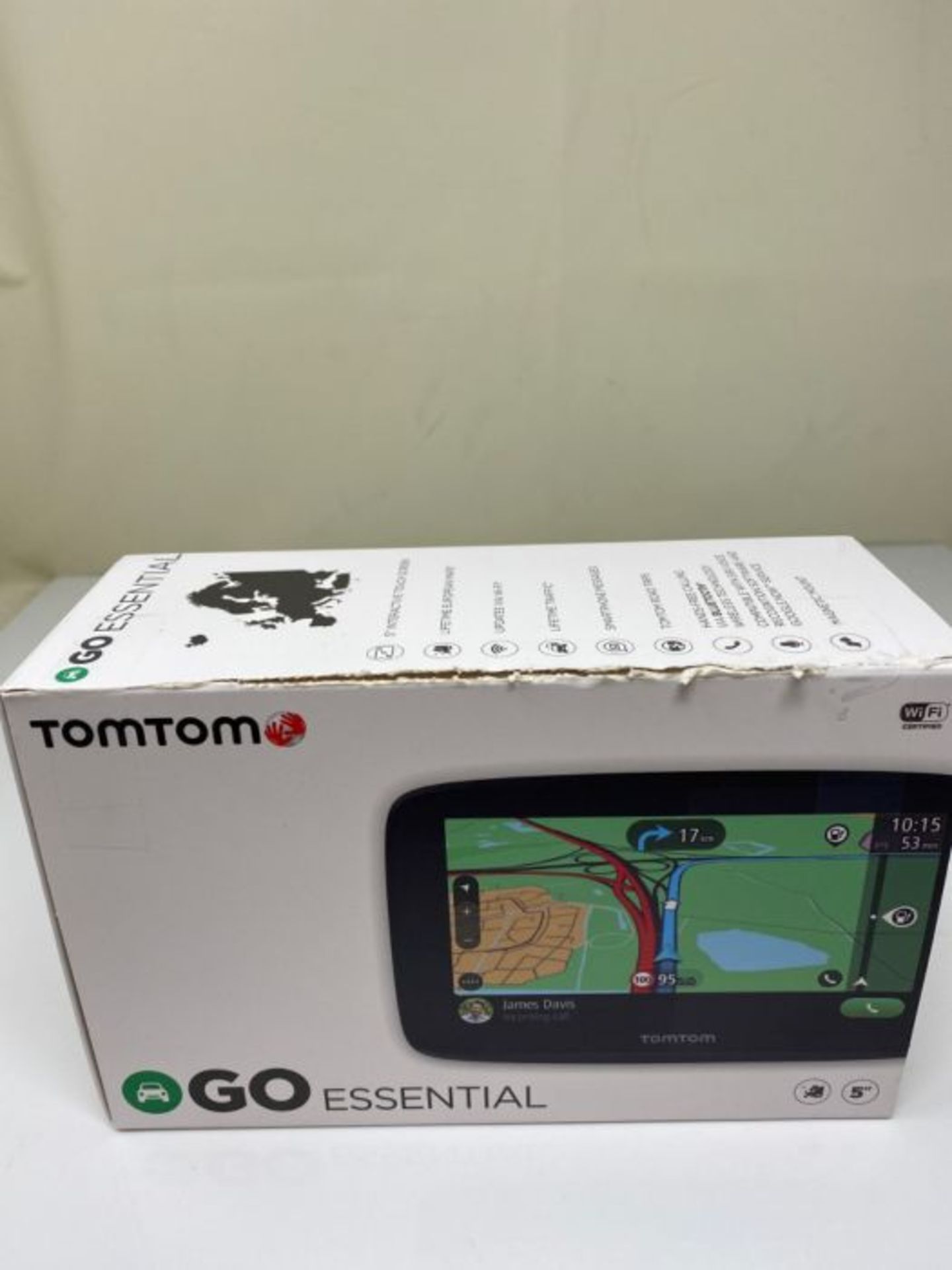 RRP £129.00 TomTom Car Sat Nav GO Essential, 5 Inch, with Traffic Congestion and Speed Cam Alert T - Image 2 of 3