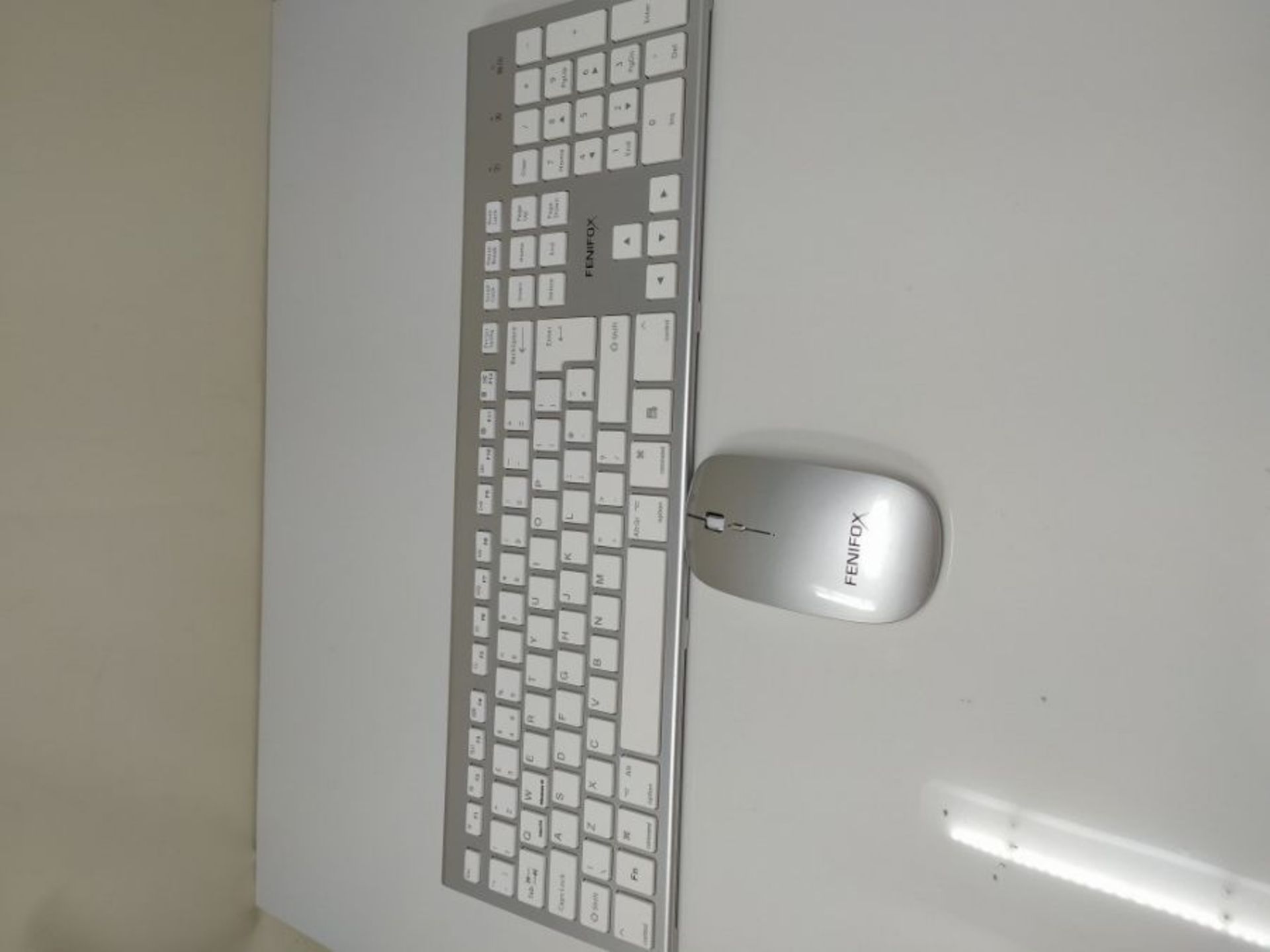 FENIFOX Wireless Keyboard & Mouse Set, Dual System Switching Ergonomic 2.4G USB QWERTY - Image 2 of 2