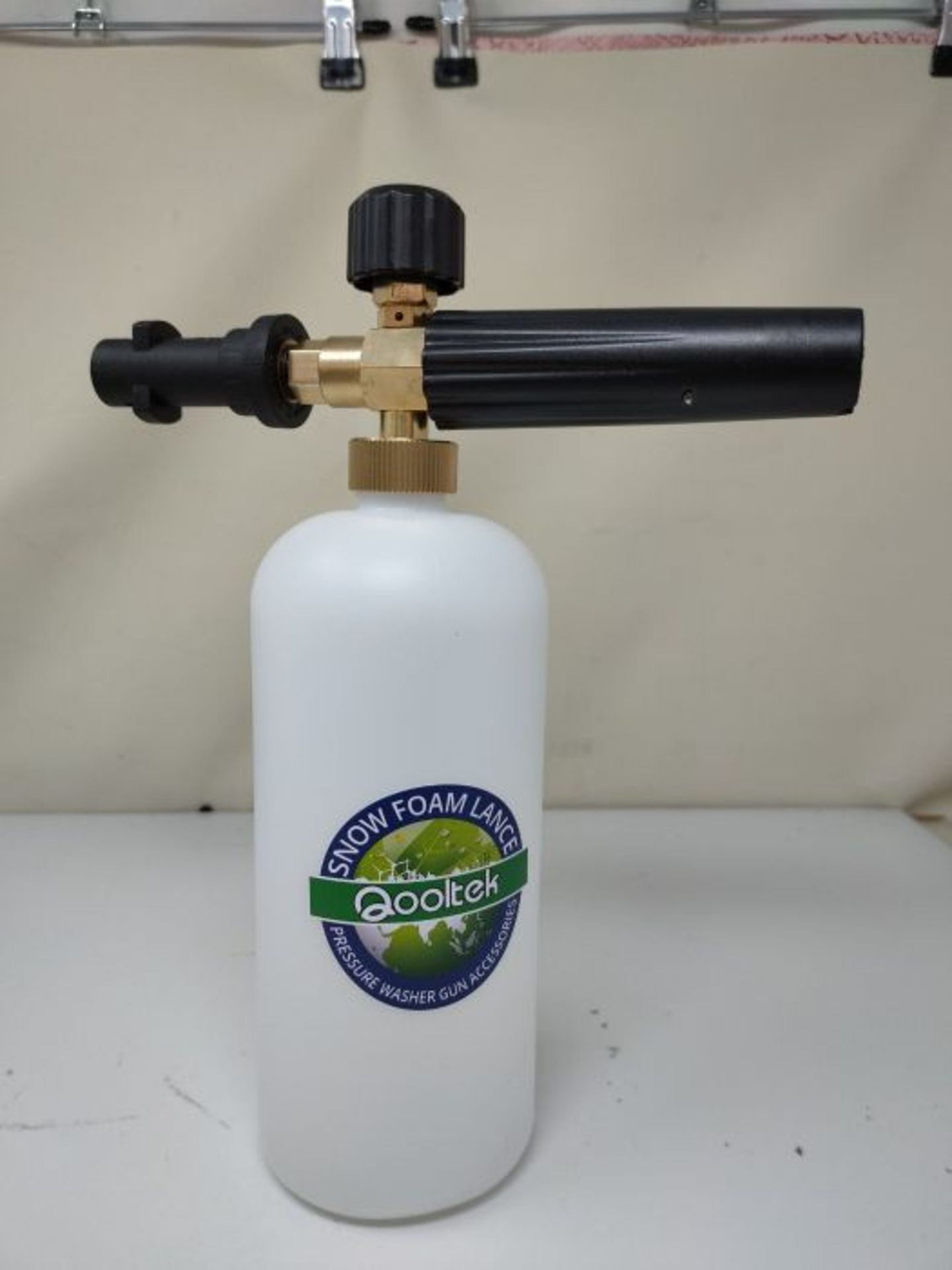 Qooltek Adjustable Foam Cannon 1 Liter Bottle Snow Foam Lance Soap Dispenser Nozzle fo - Image 3 of 3