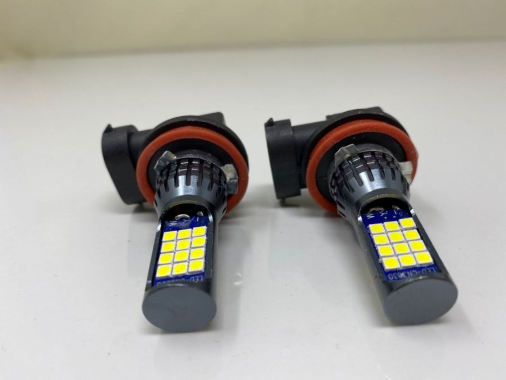 Yifengshun 2pcs H8 H9 White Fog Lights, H11 LED Fog Light Bulb with 24SMD 3030 for Fro - Image 3 of 3