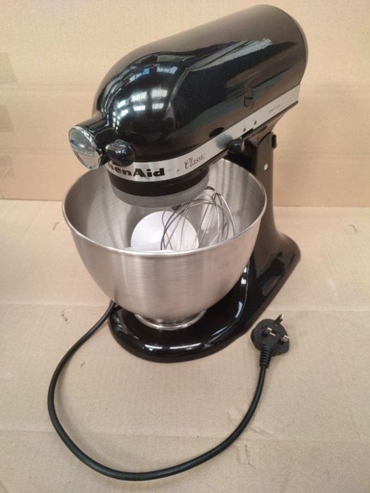 RRP £399.00 KitchenAid 5K45SSBOB Classic Stand Mixer, 4.3 Litre, 275 W, Onyx Black [Energy Class A - Image 2 of 2