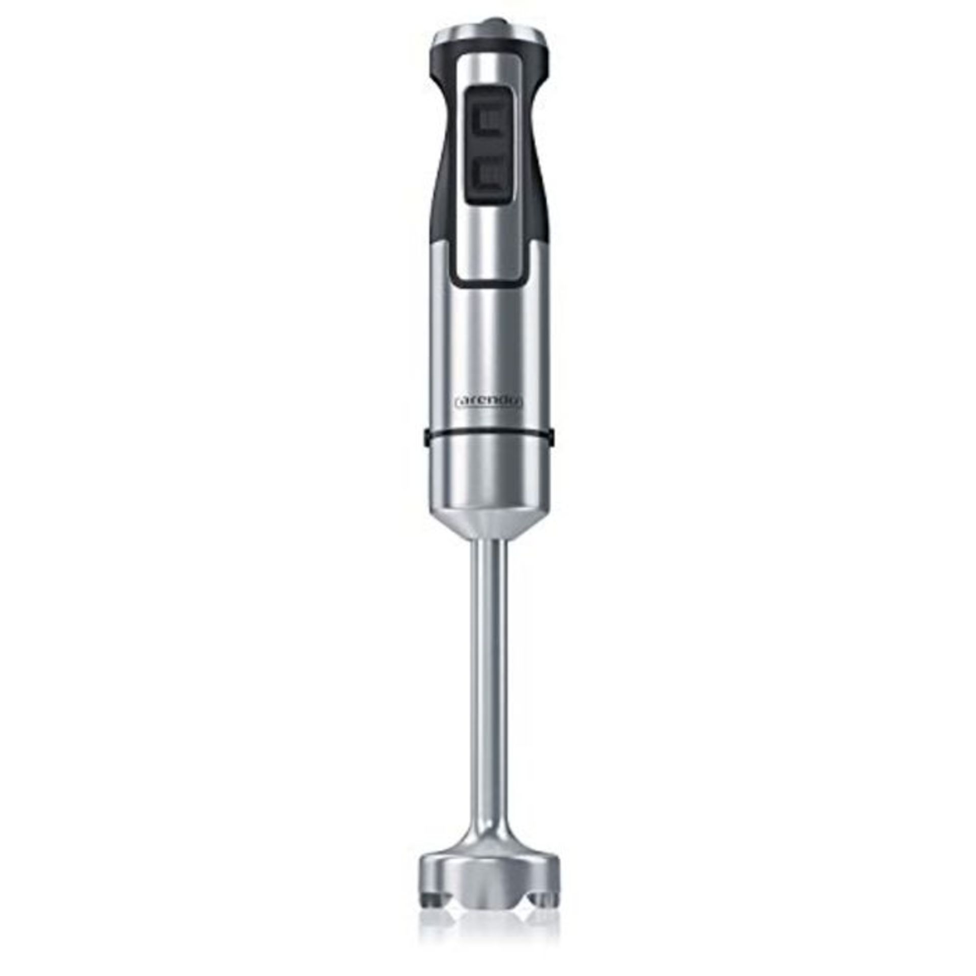 Arendo - Hand blender 1000 watt stainless steel - four-wing knife - purée rod - conti