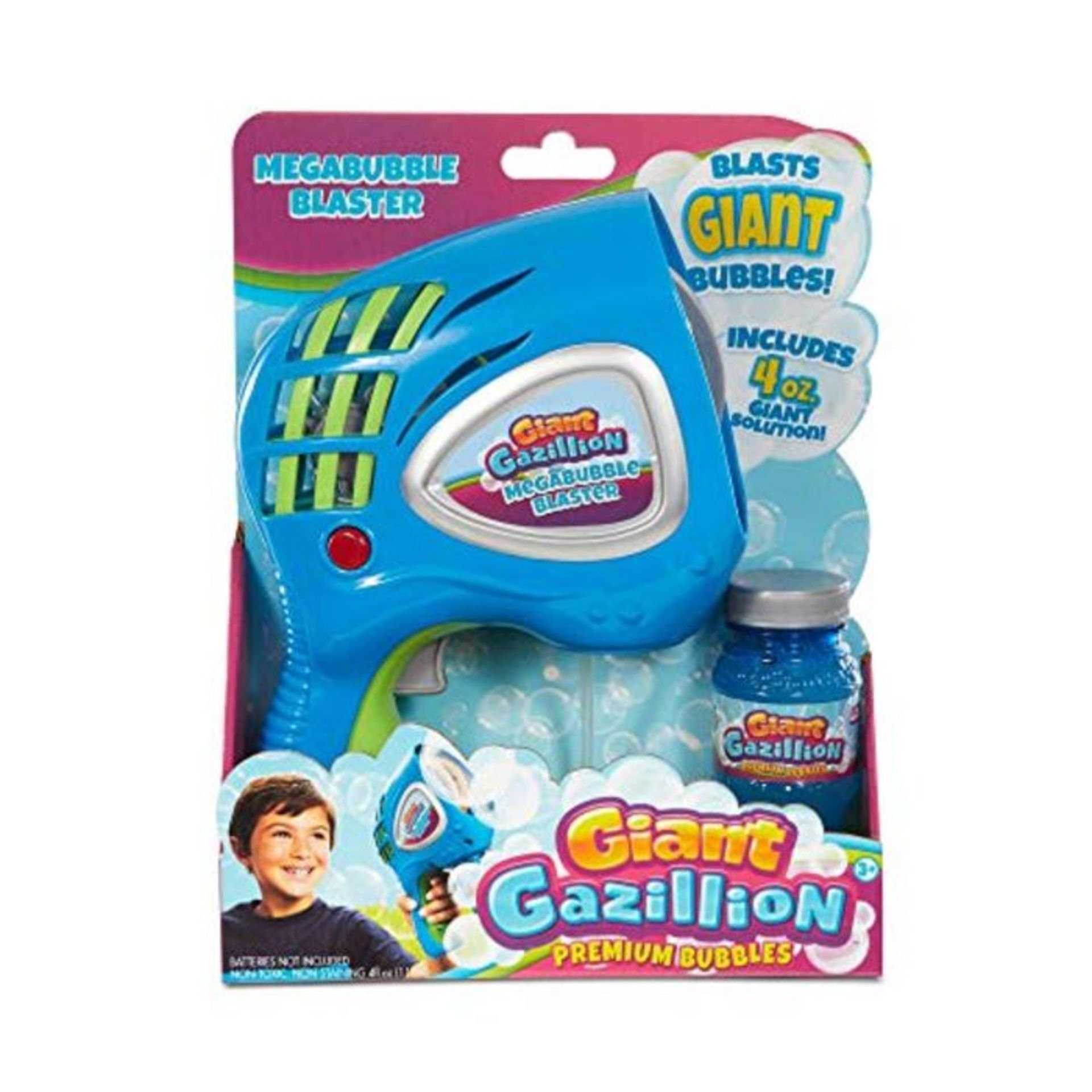 [INCOMPLETE] Gazillion 36444 Megabubble Blaster Bubble Machine, Multicolor