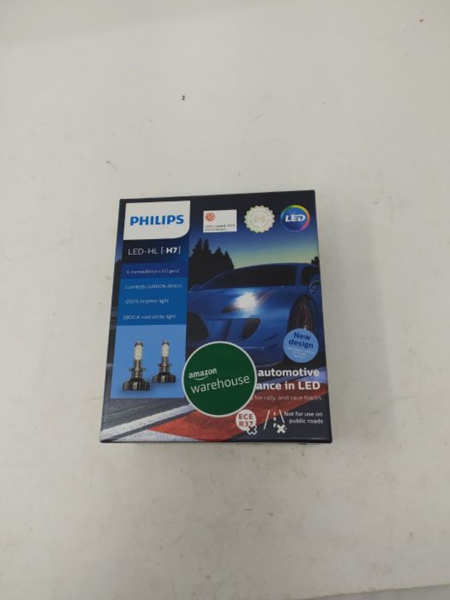 RRP £82.00 Philips automotive lighting 11972XUWX2 X-tremeUltinon gen2 LED car Headlight Bulb (H7) - Image 2 of 3