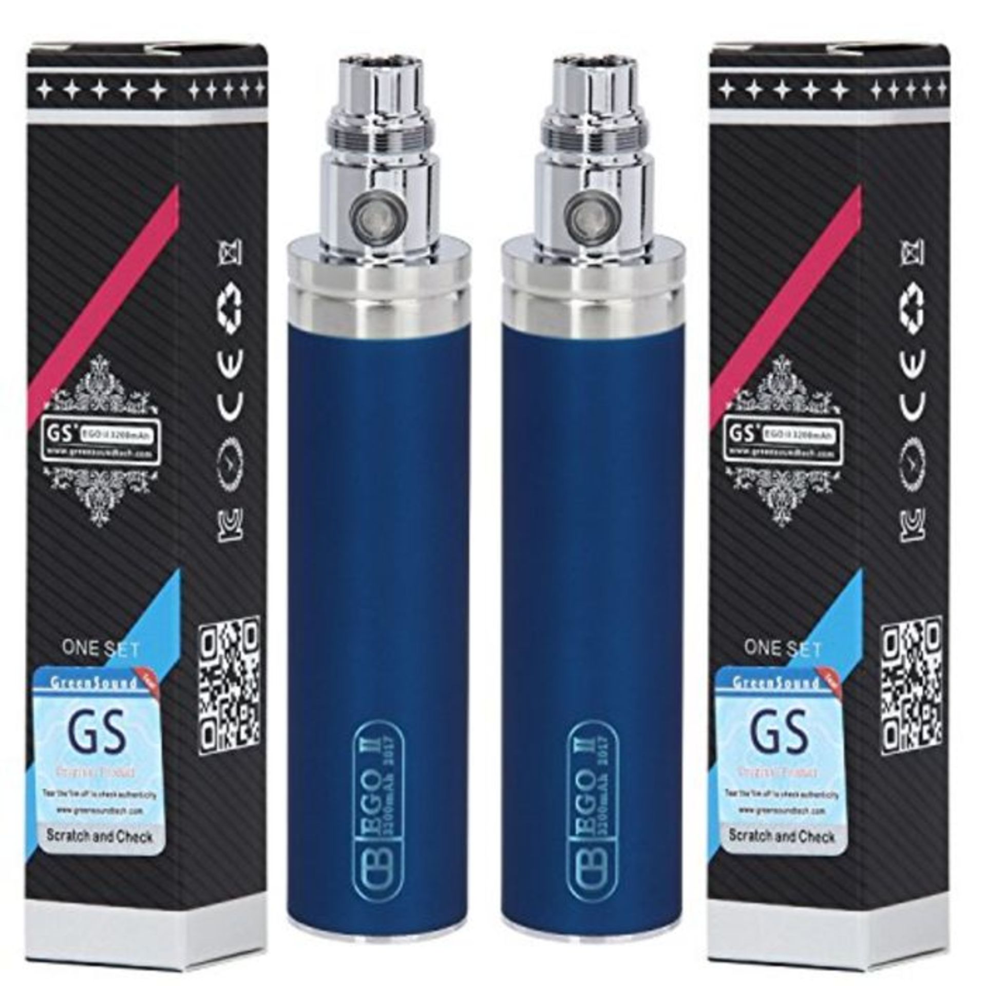 Discoball Upgrade E Cigarette Batteries GS eGo II Authentic 3200mAh Electronic Cigaret