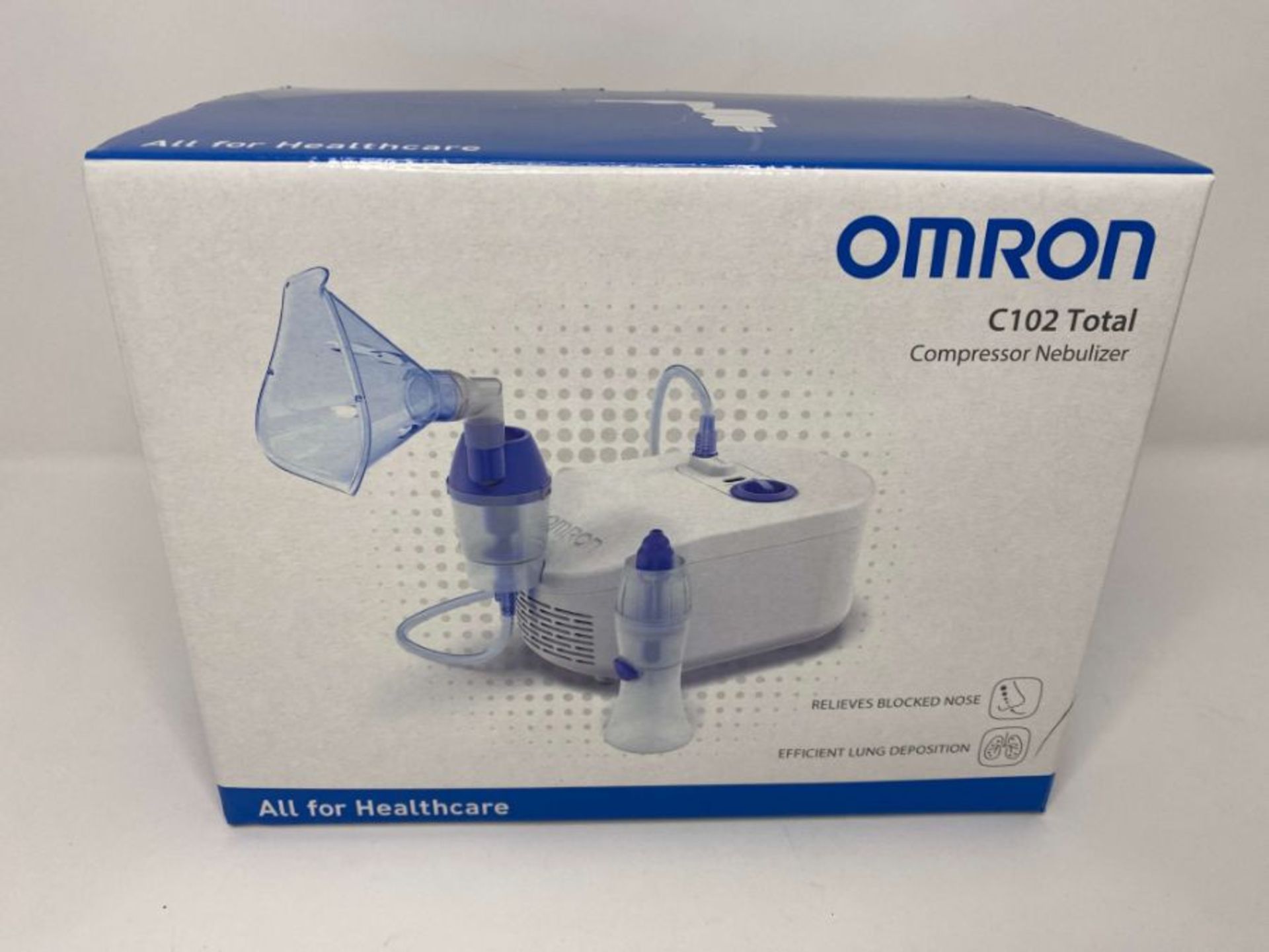 OMRON C102 Total 2-in-1 Nebuliser with Nasal Shower - Image 2 of 2