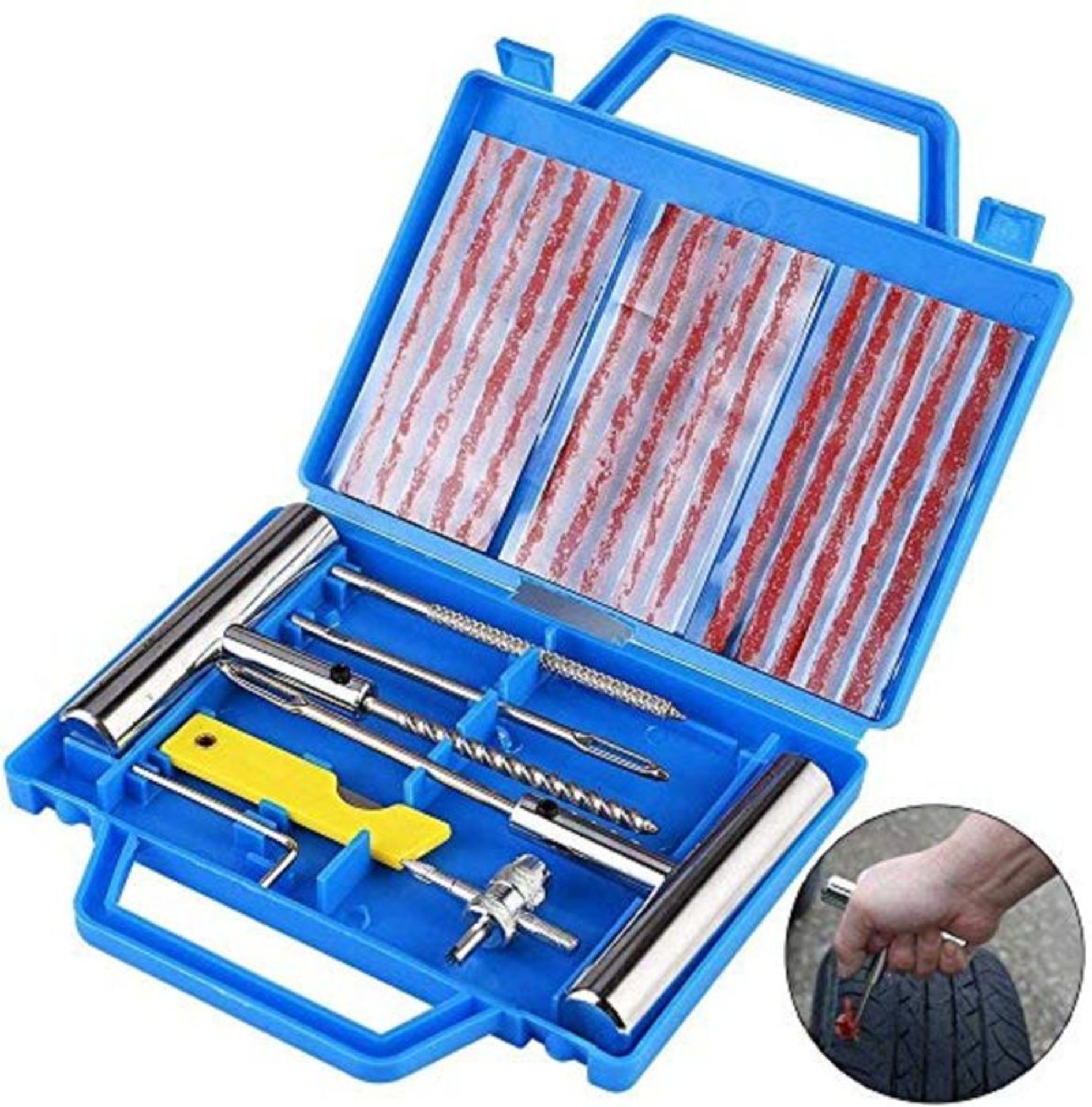 [INCOMPLETE] Faburo Tire Repair Kit, Repair Kit with Disposable Gloves, 22PCS Tubeless