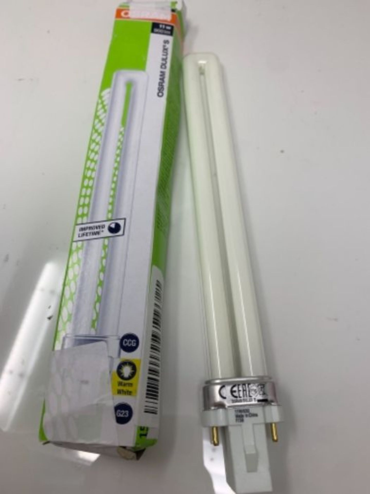 11w Osram Energy Saving Bulb DULUX S G23 2 Colour 830 Warm White (3000k) - Image 3 of 3