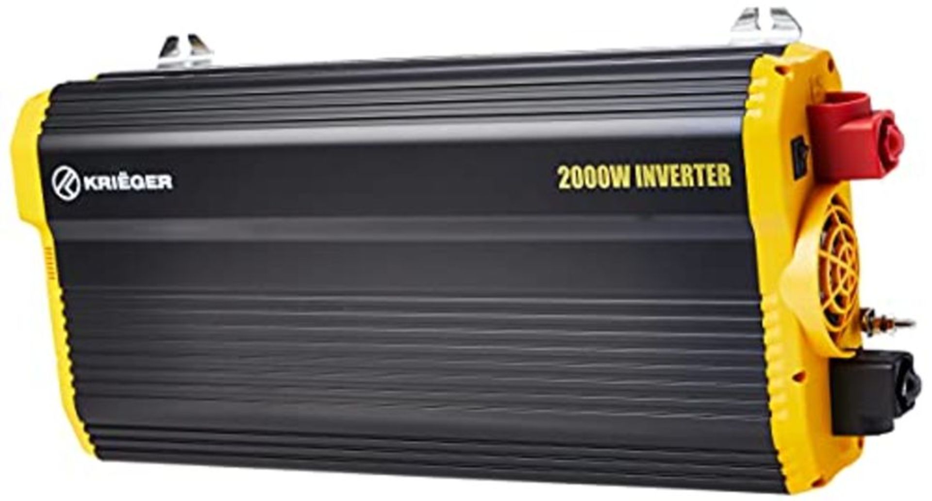 RRP £122.00 K KRIËGER 2000 Watts Power Inverter 12V to 230V, Modified Sine Wave Car Inverter, Dua