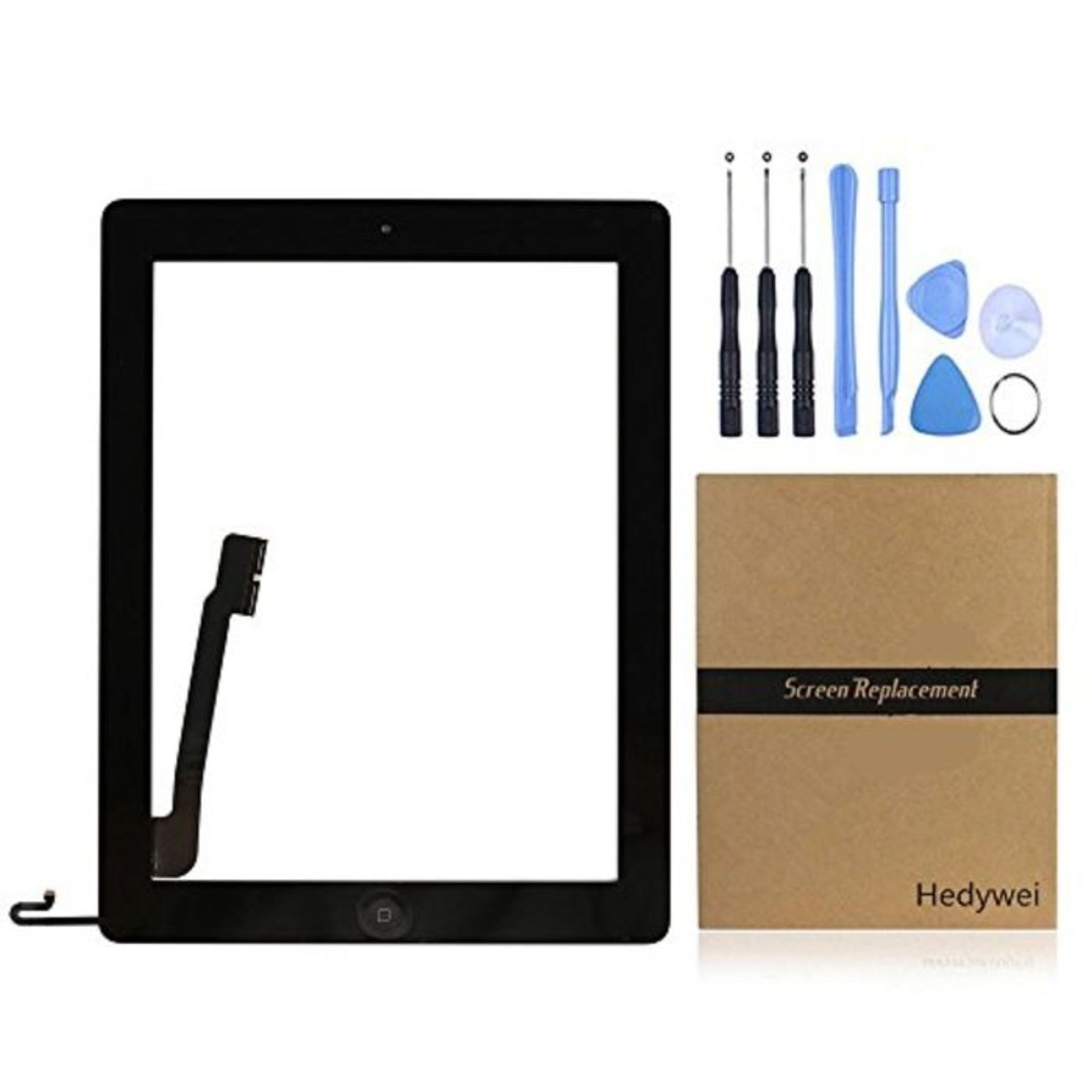 For Apple iPad 4 Touch Screen Digitizer Glass Replacement w/ Home Button
