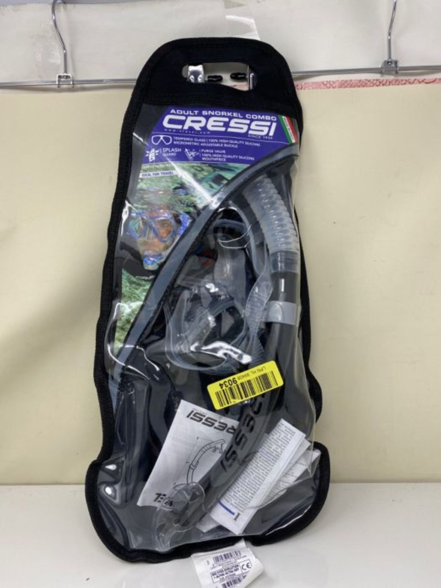 Cressi Big Eyes Evolution Plus Kappa Ultra Dry Combo Diving Set (Made in Italy), Clear - Image 2 of 3