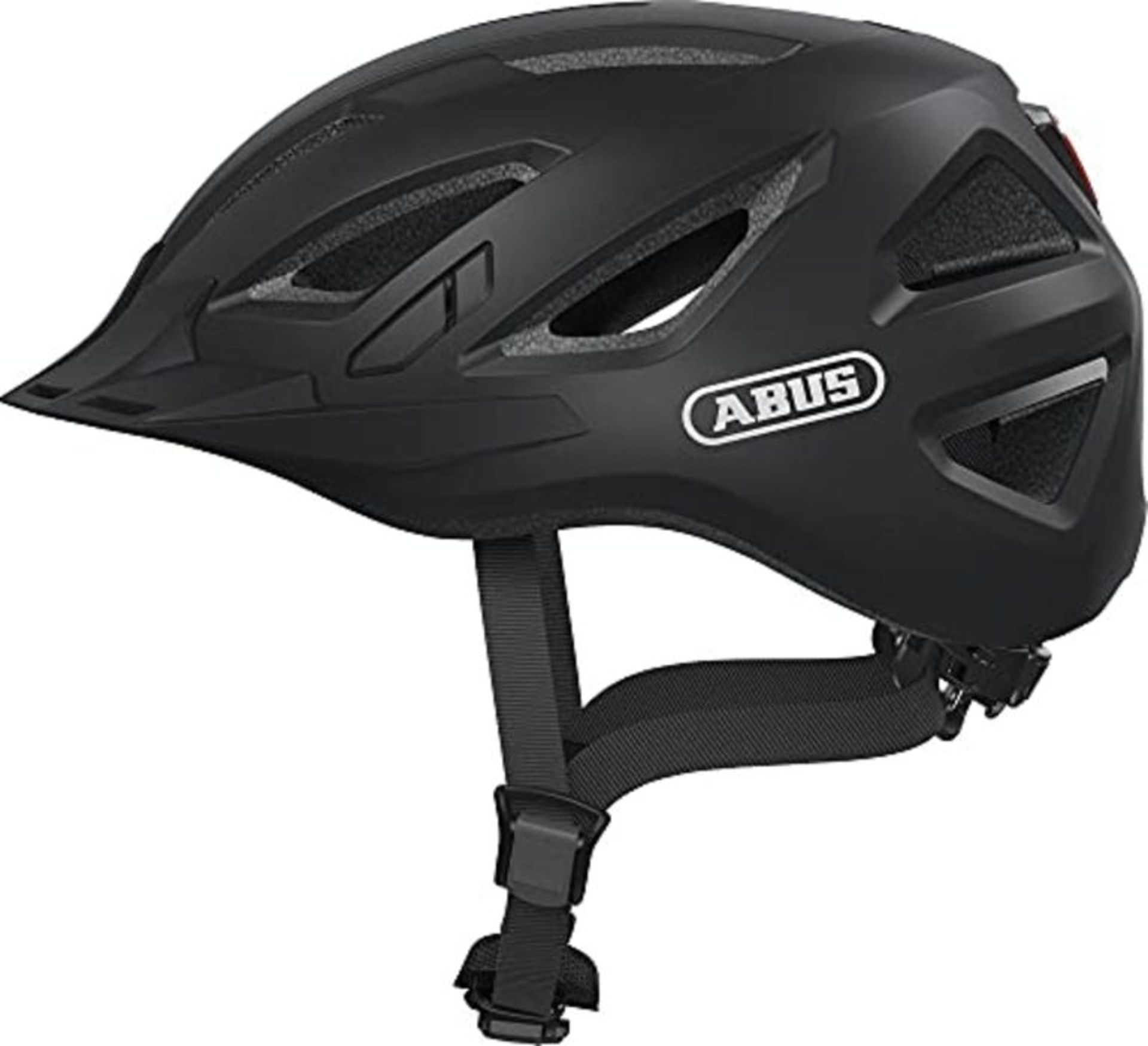 RRP £71.00 ABUS Urban-I 3.0, Casco da Bicicletta. Unisex, Nero (Velvet Black), M