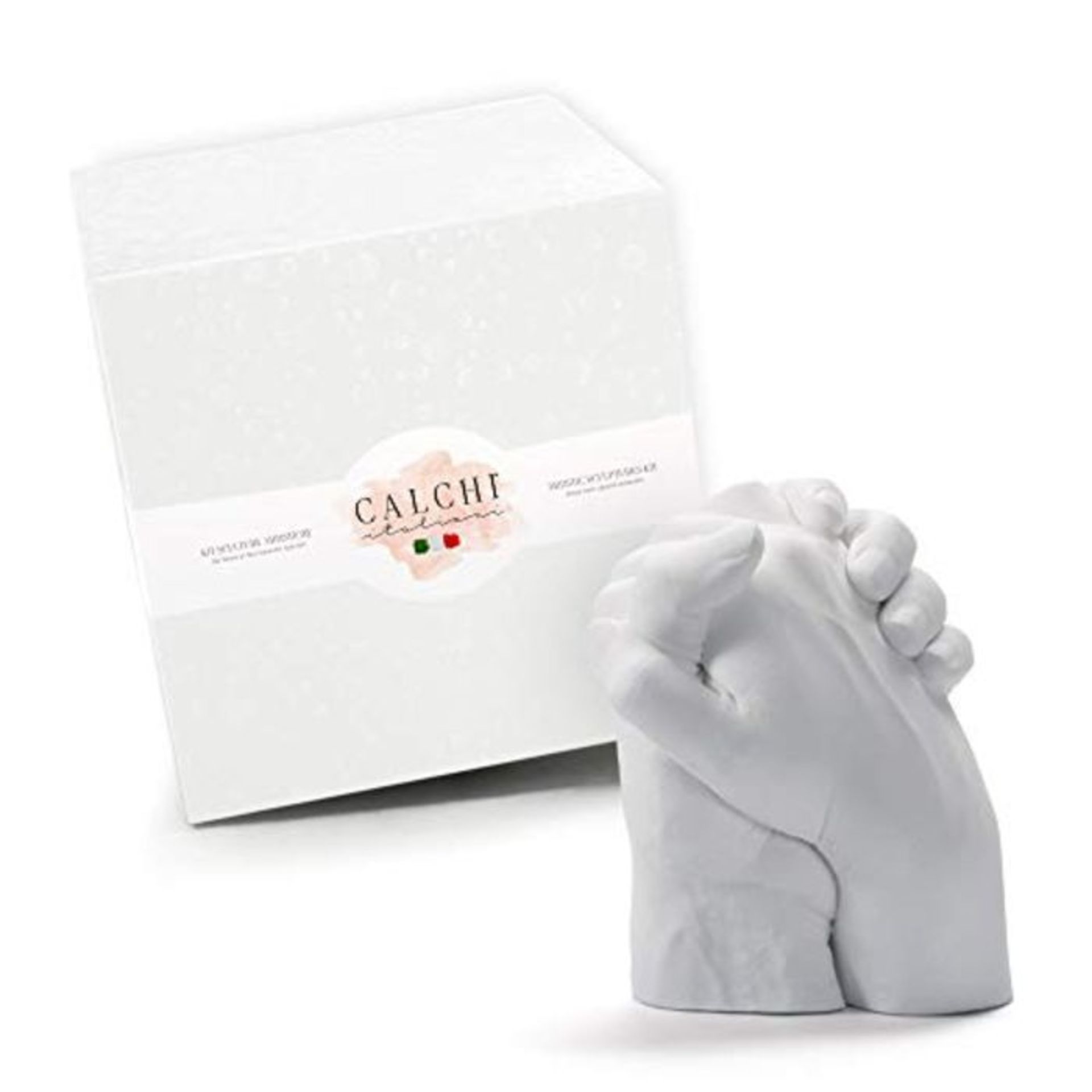 Calchi Italiani - Kit Calco Mani Coppia Together - Sculture Artistiche Fai da Te. Idee