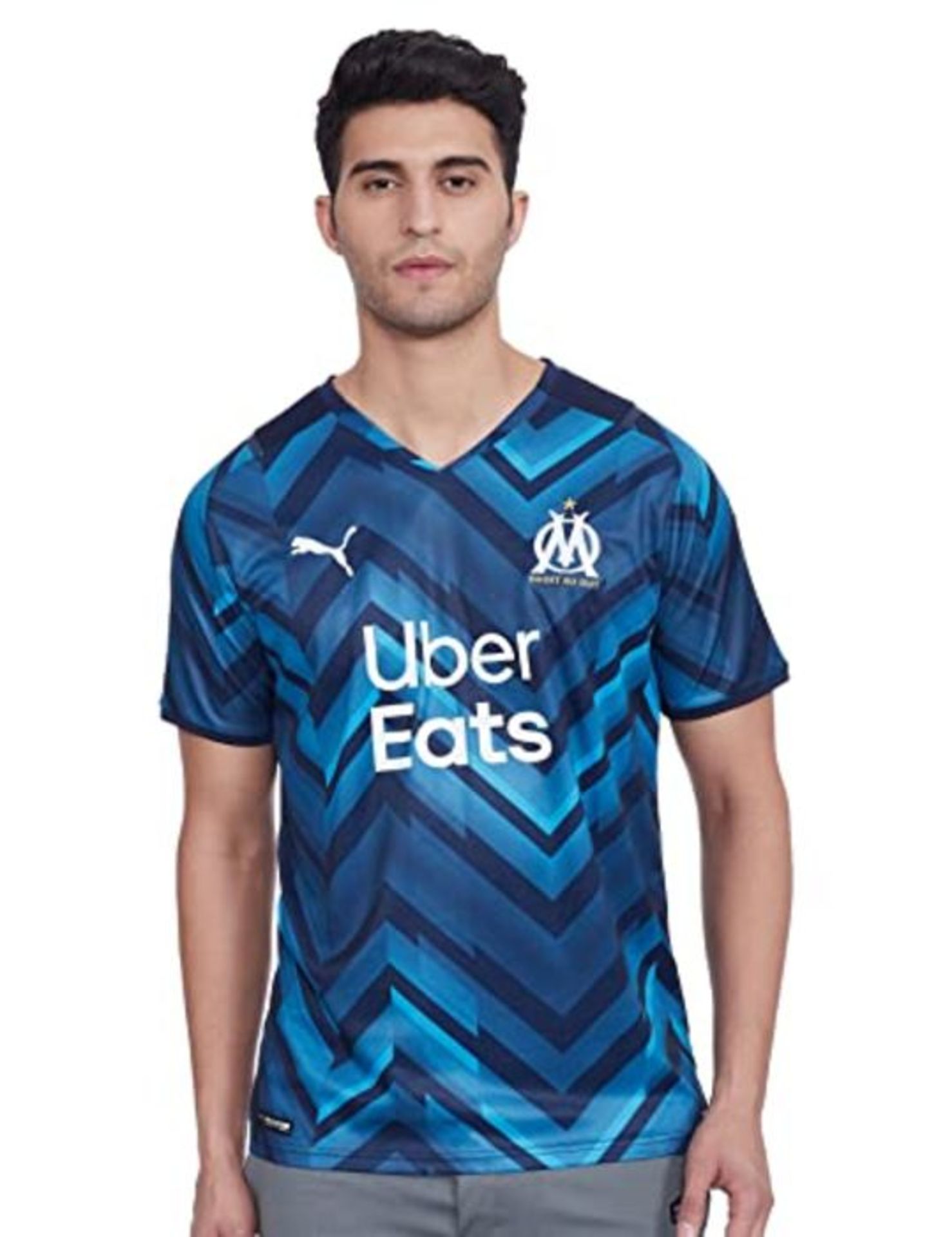 RRP £72.00 Puma - Olympique de Marsella Saison 2021/22 Maillot Away, Homme