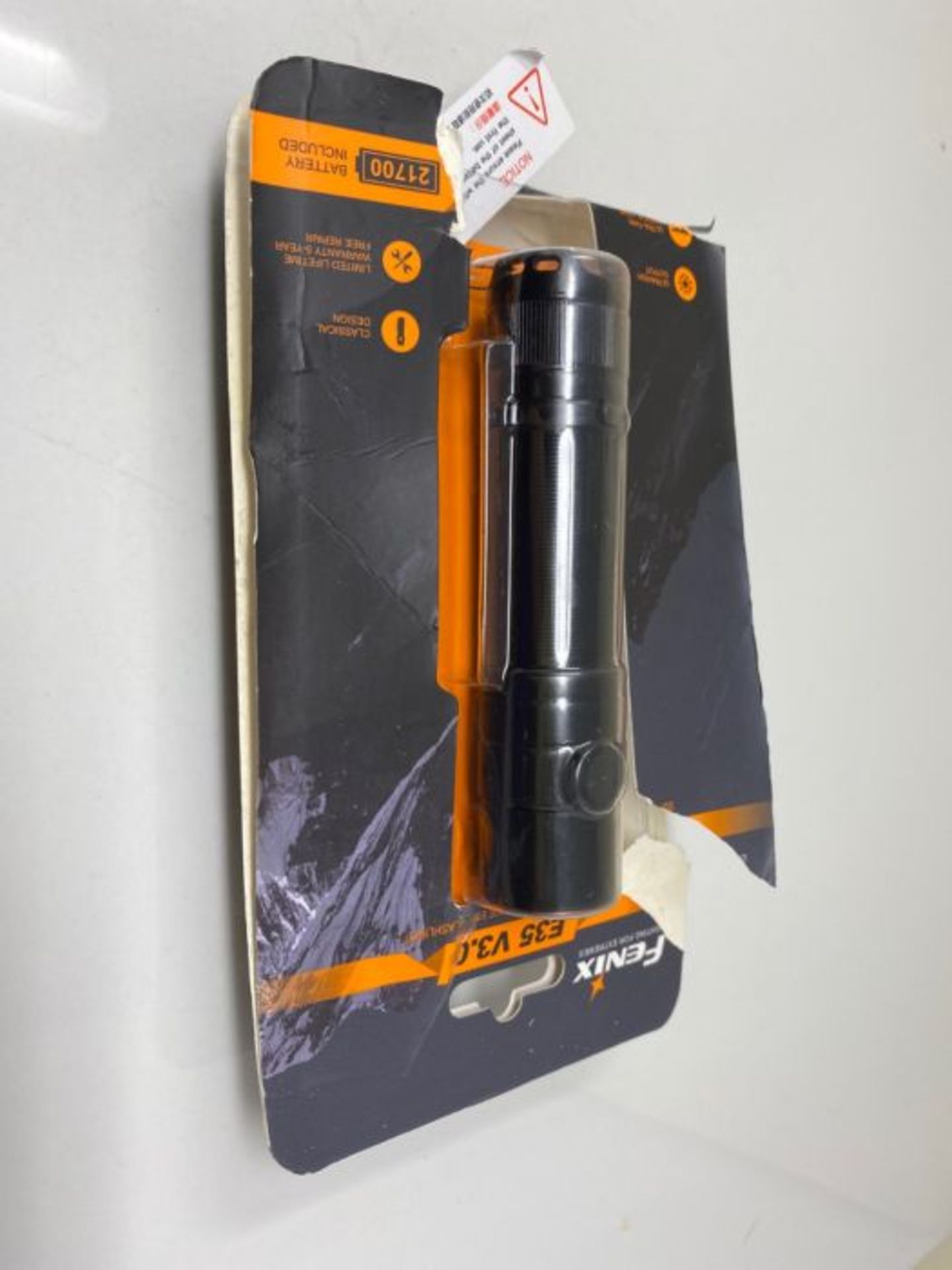 RRP £64.00 FENIX Unisex-Adult E35 V3.0 21700 Powered Flashlight Taschenlampe, Schwarz, Regular - Image 2 of 3