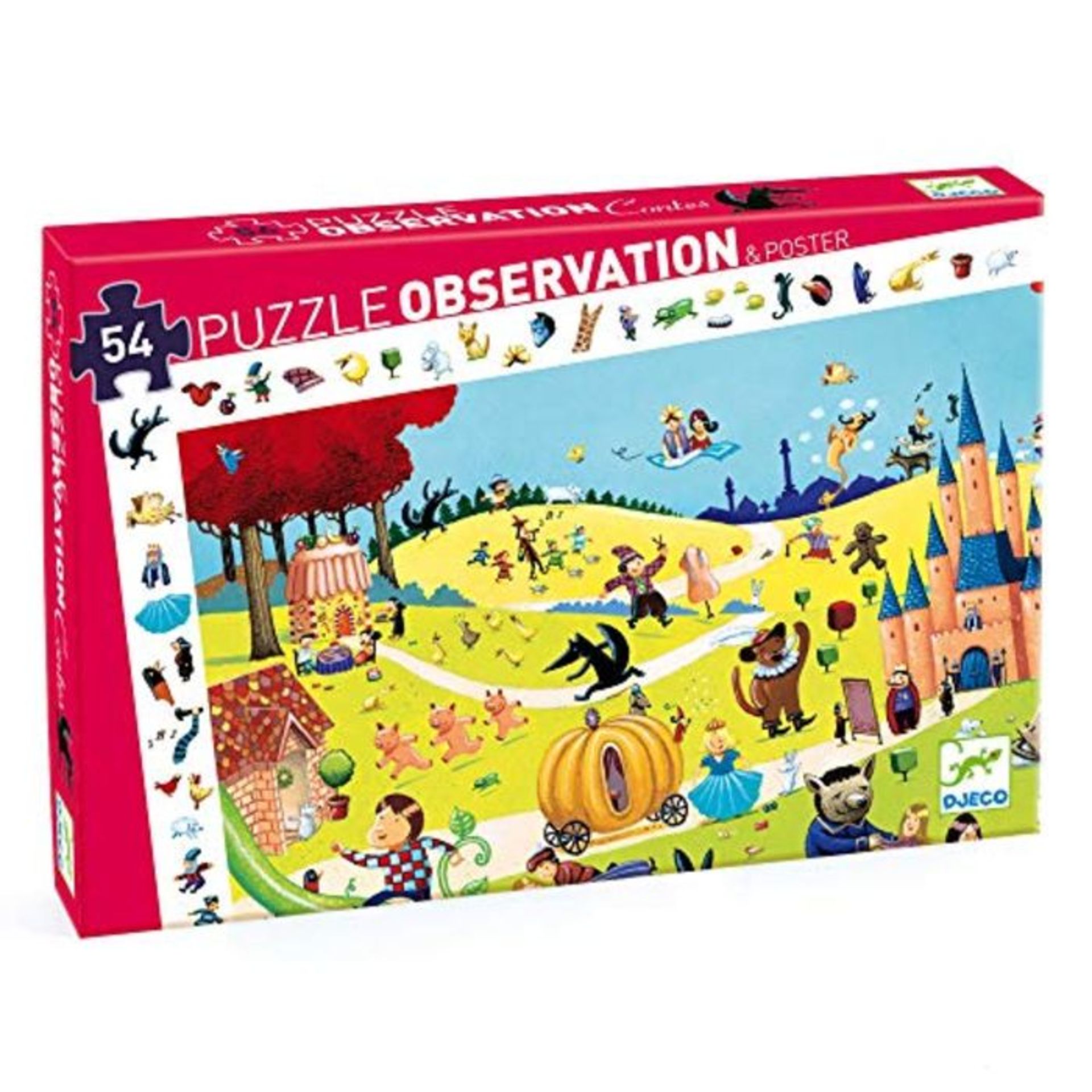 Djeco 24601 Observation Puzzles, Mixed