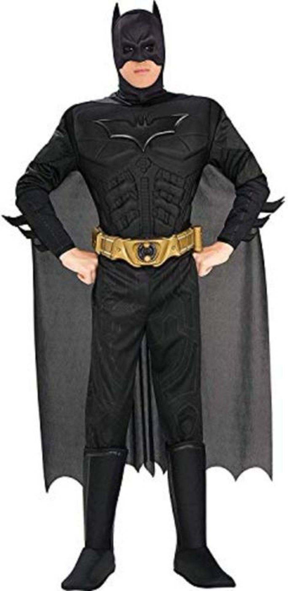 Rubie's Dark Knight Rises Costume, Mens Batman Muscle Costume Style 2, Medium, CHEST 3
