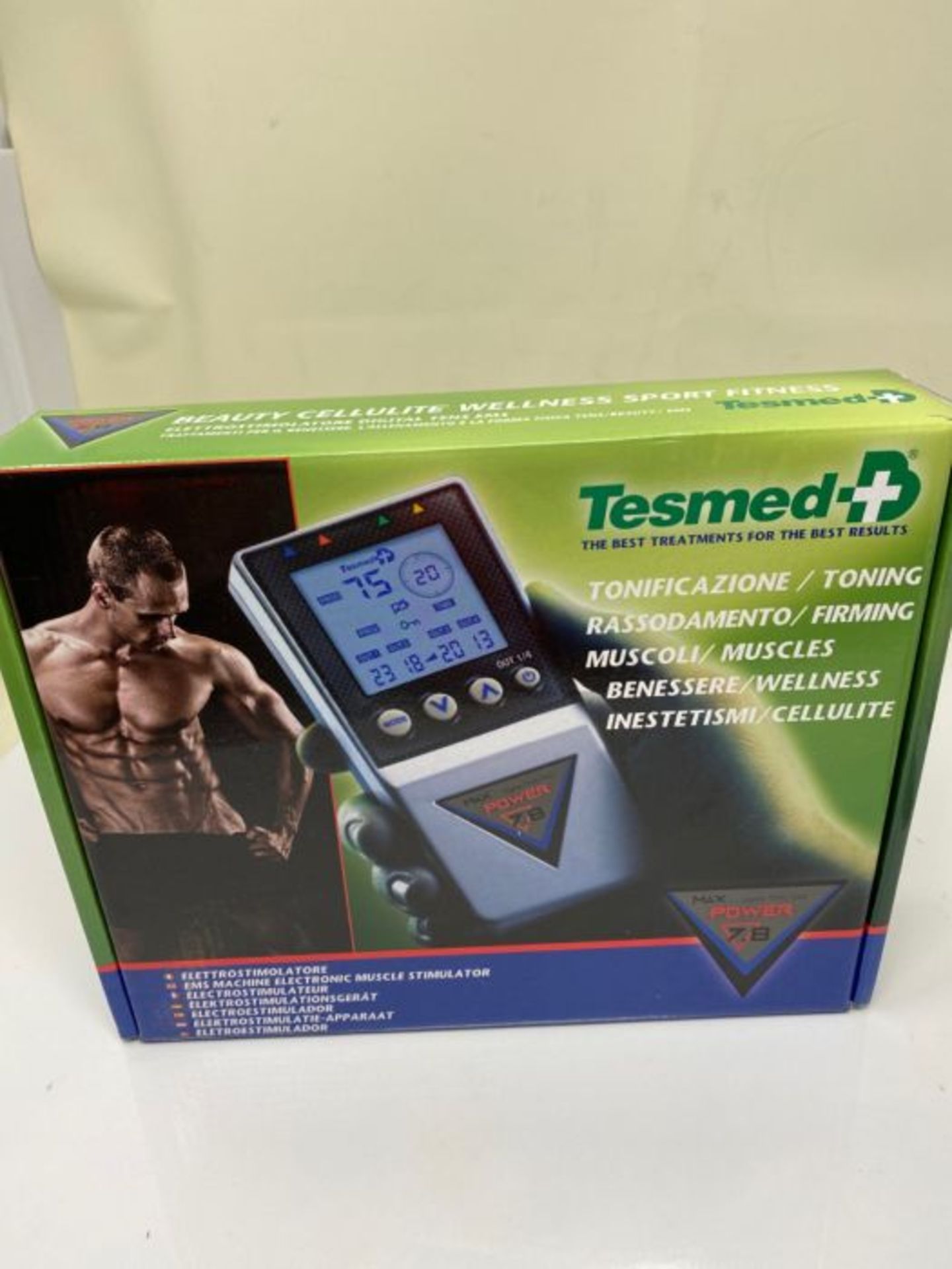 RRP £122.00 TESMED Max 7.8 Digital TENS Massage + EMS Duo 4 Channel Electro Stimulation Device for - Image 2 of 3