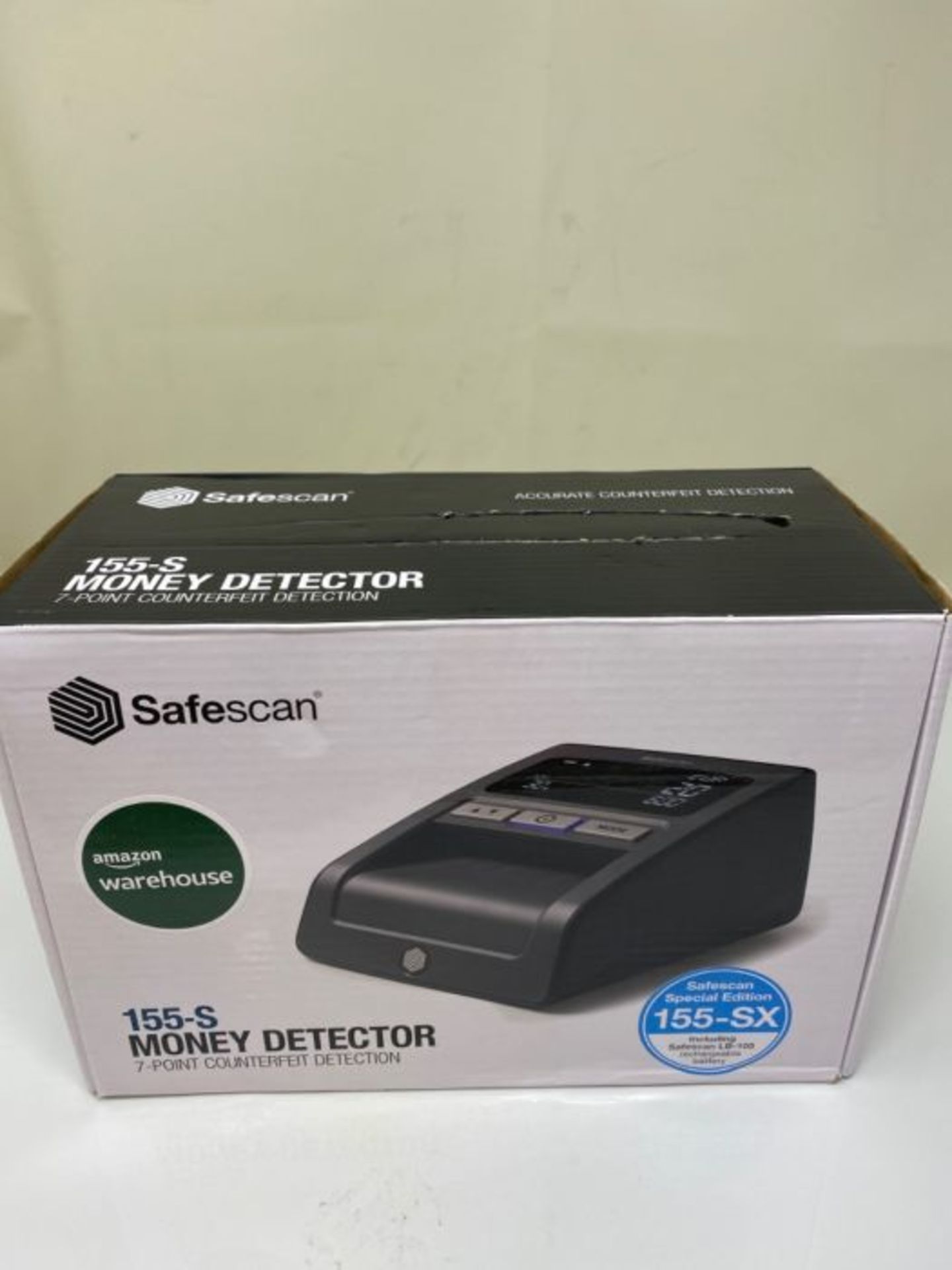 RRP £141.00 Safescan 155-SX - Banknote Detector Rechargeable Battery Included - Image 2 of 3