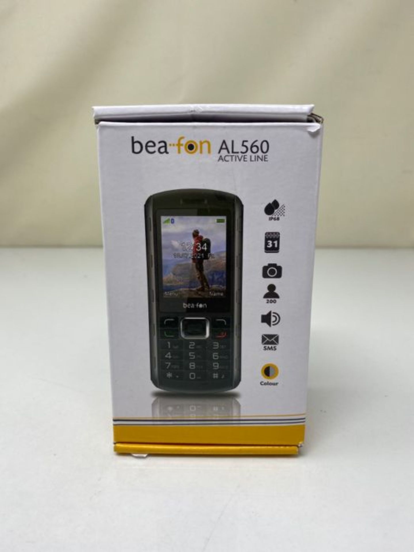 RRP £57.00 Beafon AL560 Outdoor Mobile Phone Bluetooth Hands- Function Black/Silver - Image 2 of 3