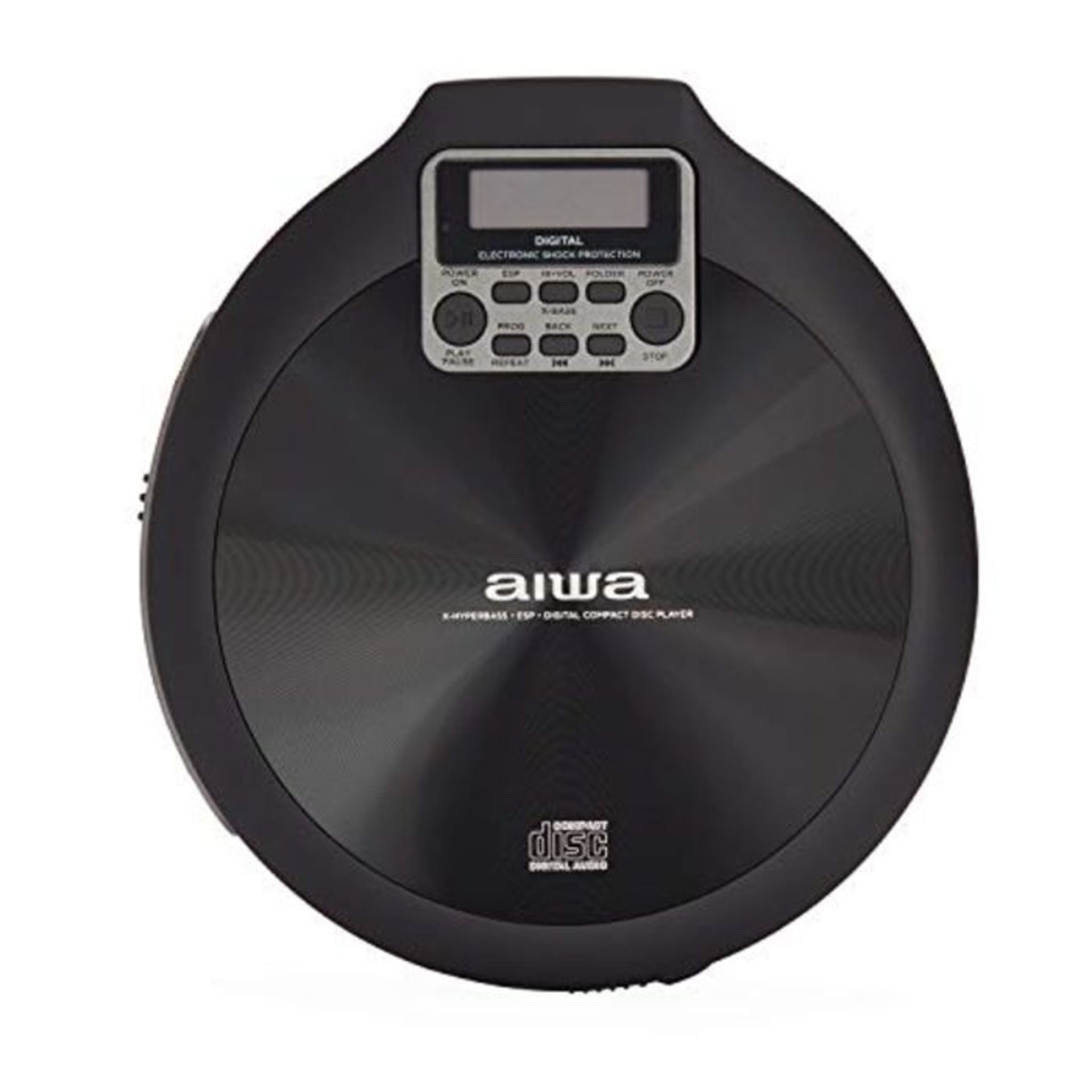 RRP £57.00 AIWA PCD-810BK CD Player Grey and Black