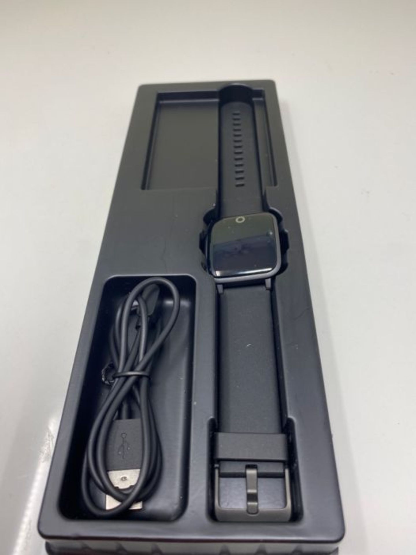Smartwatch, KUNGIX Fitness Armband Tracker Uhr IP68 Wasserdicht, Sportuhr mit Schrittz - Image 3 of 3