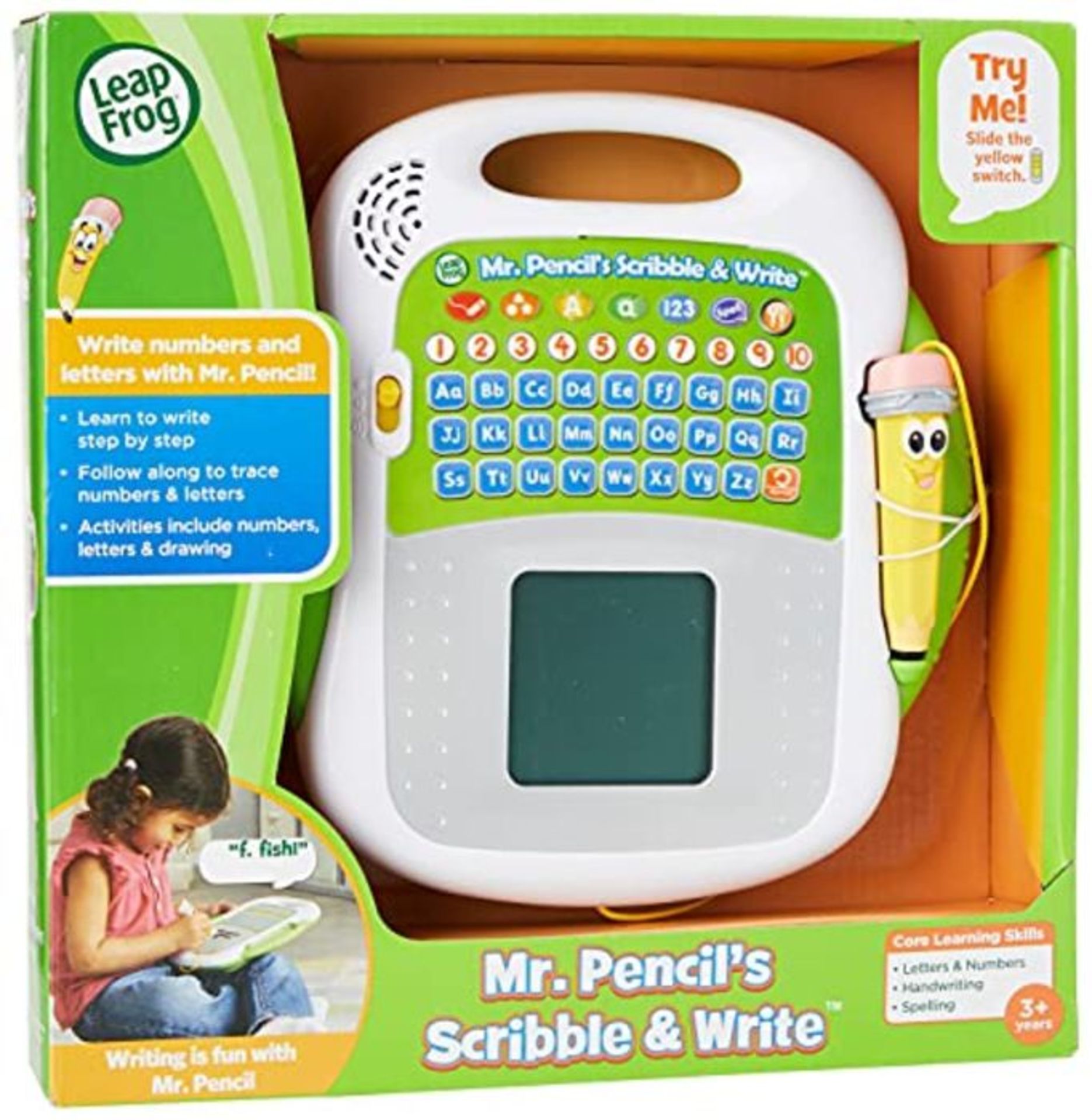 LeapFrog 600803 Mr Pencil's Scribble and Write Interactive Learning Toy Educational Ba