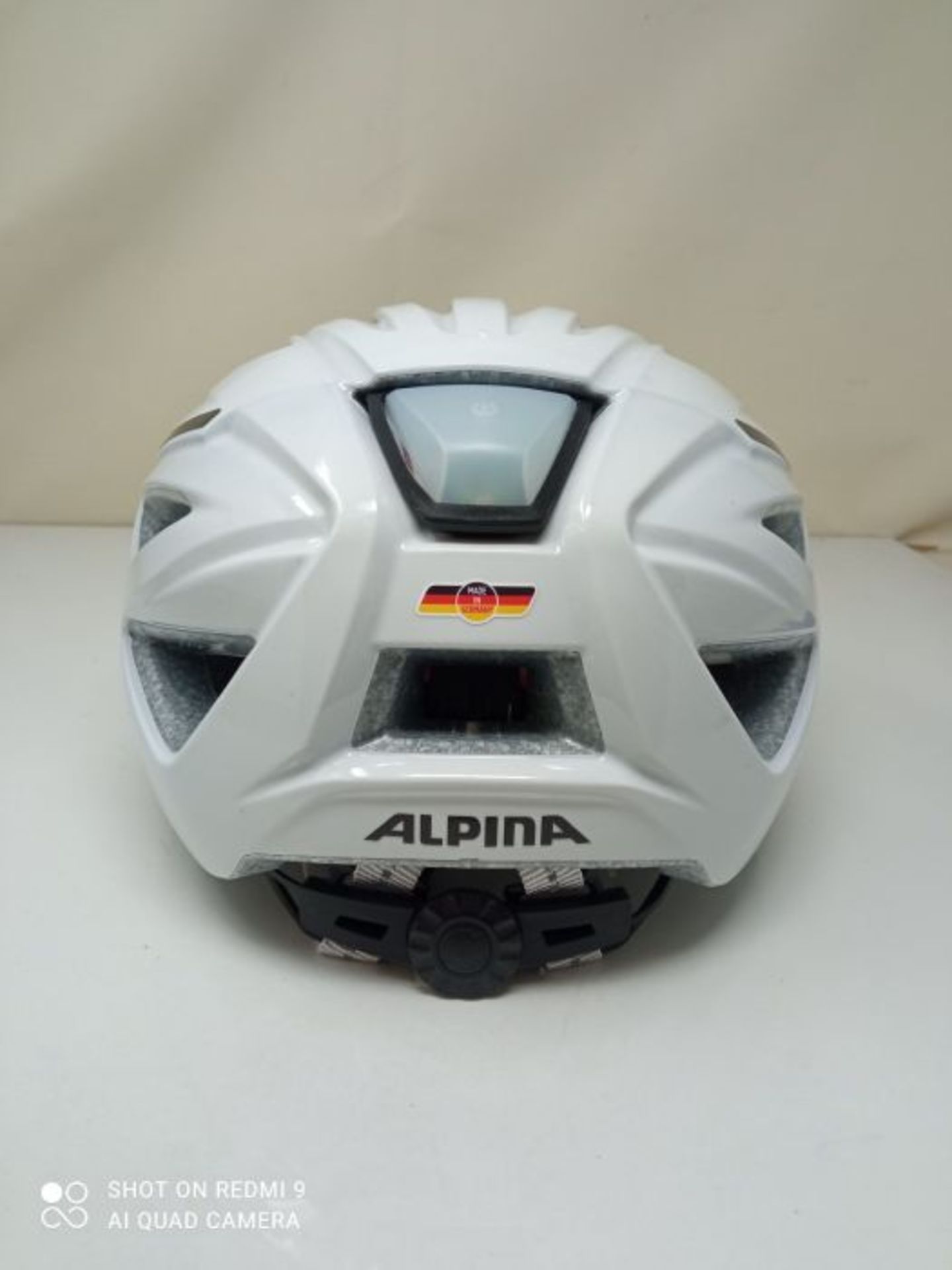 RRP £68.00 ALPINA Unisex - Adult's Haga Bicycle Helmet, White Gloss, 58-63 cm - Image 3 of 3