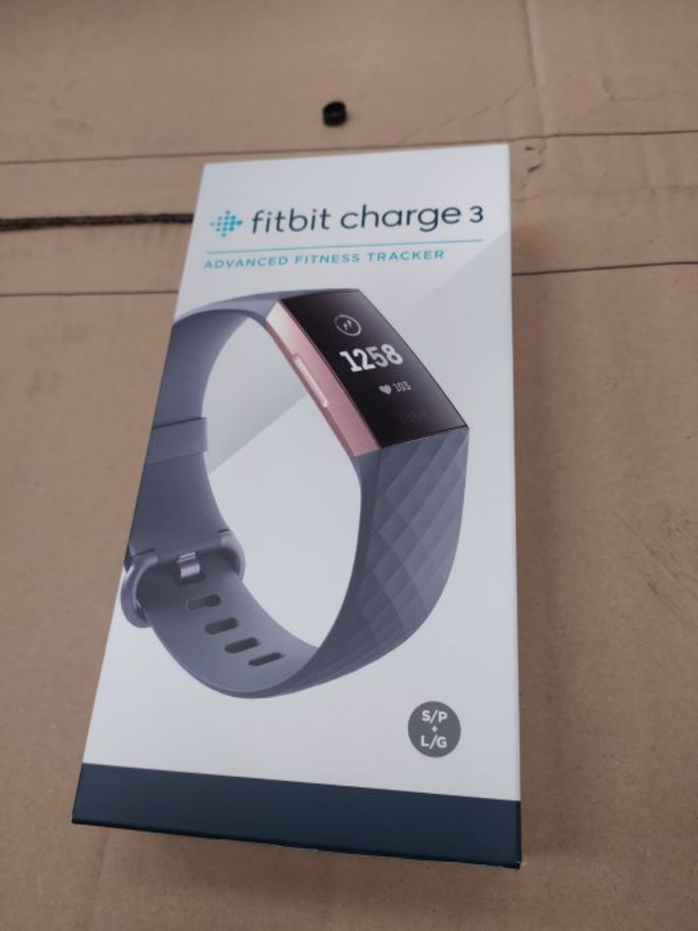 RRP £95.00 Fitbit Charge 3 Advanced Fitness Tracker with Heart Rate, Swim Tracking & 7 Day Batter - Image 2 of 3