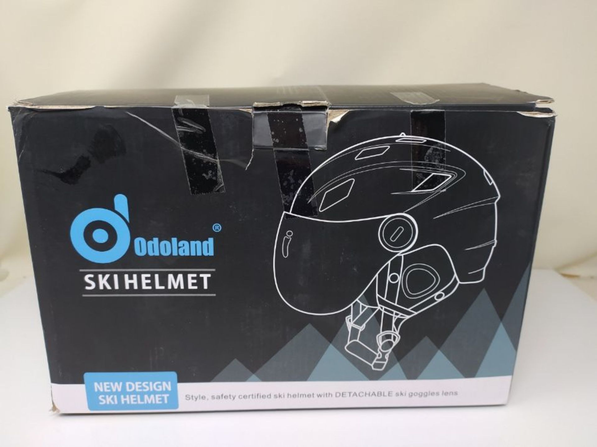 Odoland Ski Expert Helmet with VLT 18% Lens Visor Great for Skiing, Light Weight and A - Image 2 of 3