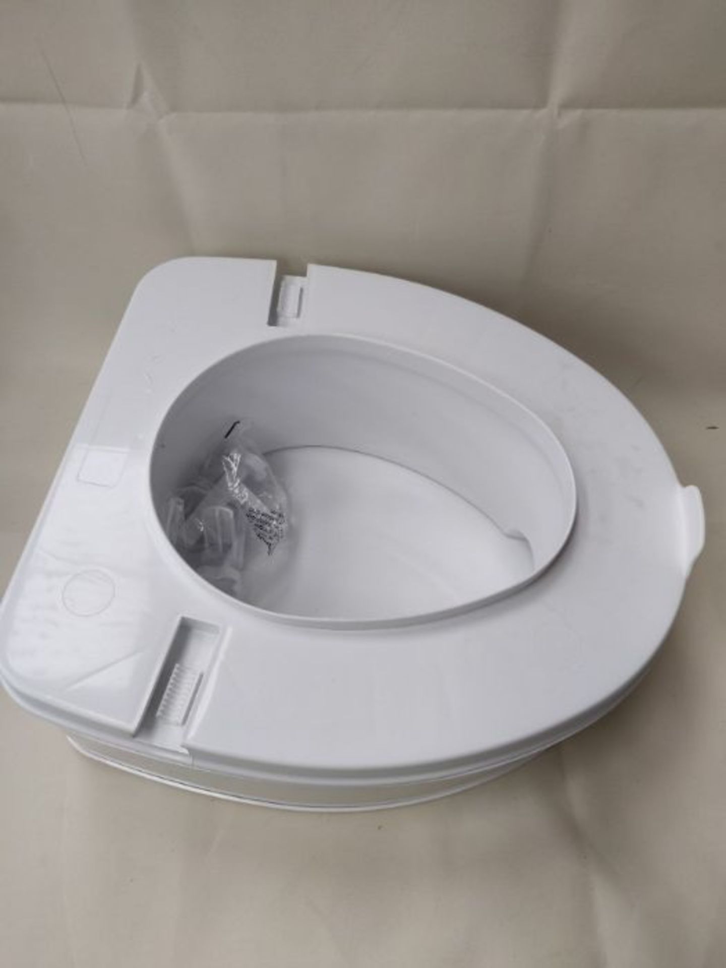 Drive 6 Inch Raised Toilet Seat with Lid - Image 2 of 2