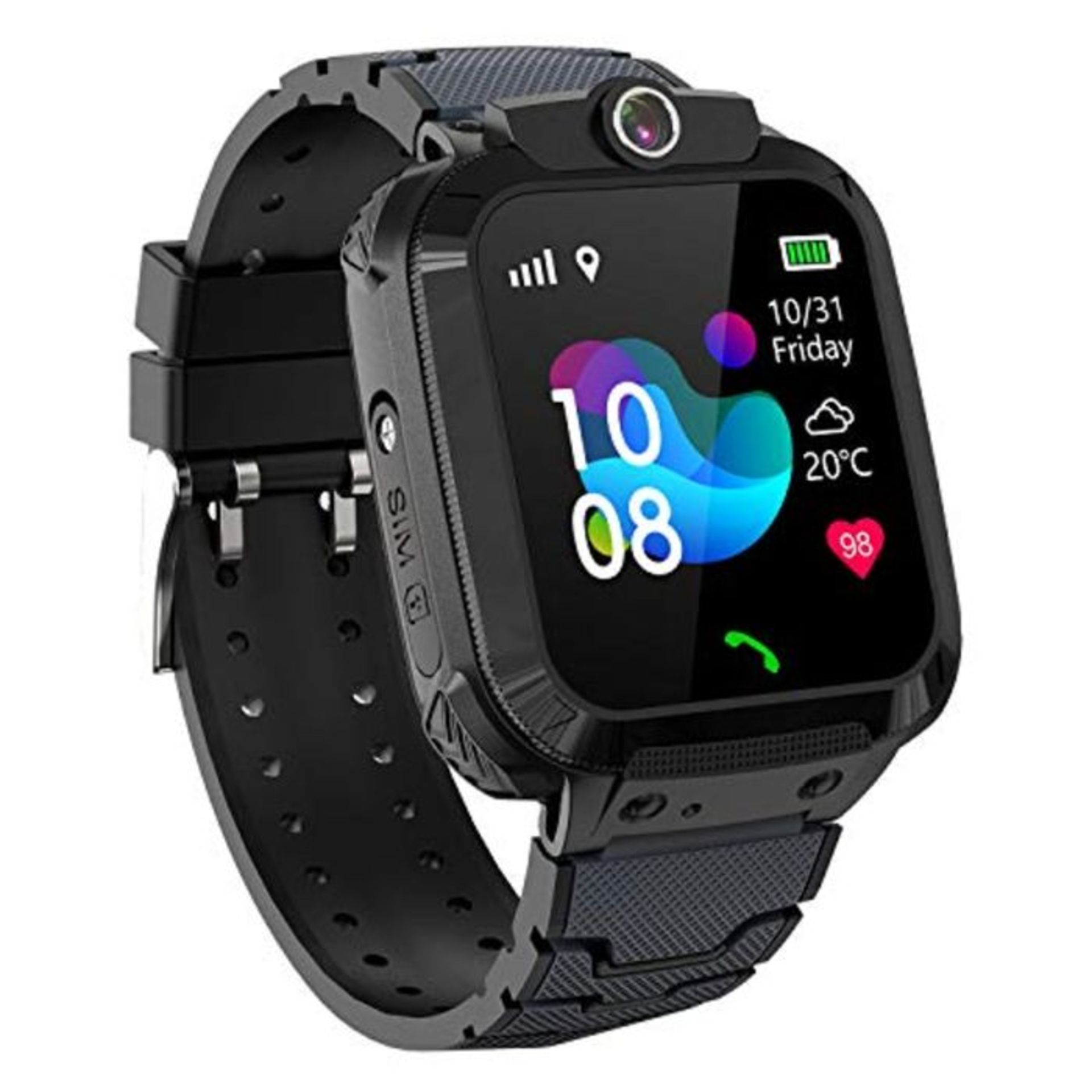 RRP £52.00 PTHTECHUS Smart Watch for Boys Girls - Waterproof IP67 Kids Smart Watch with GPS Track