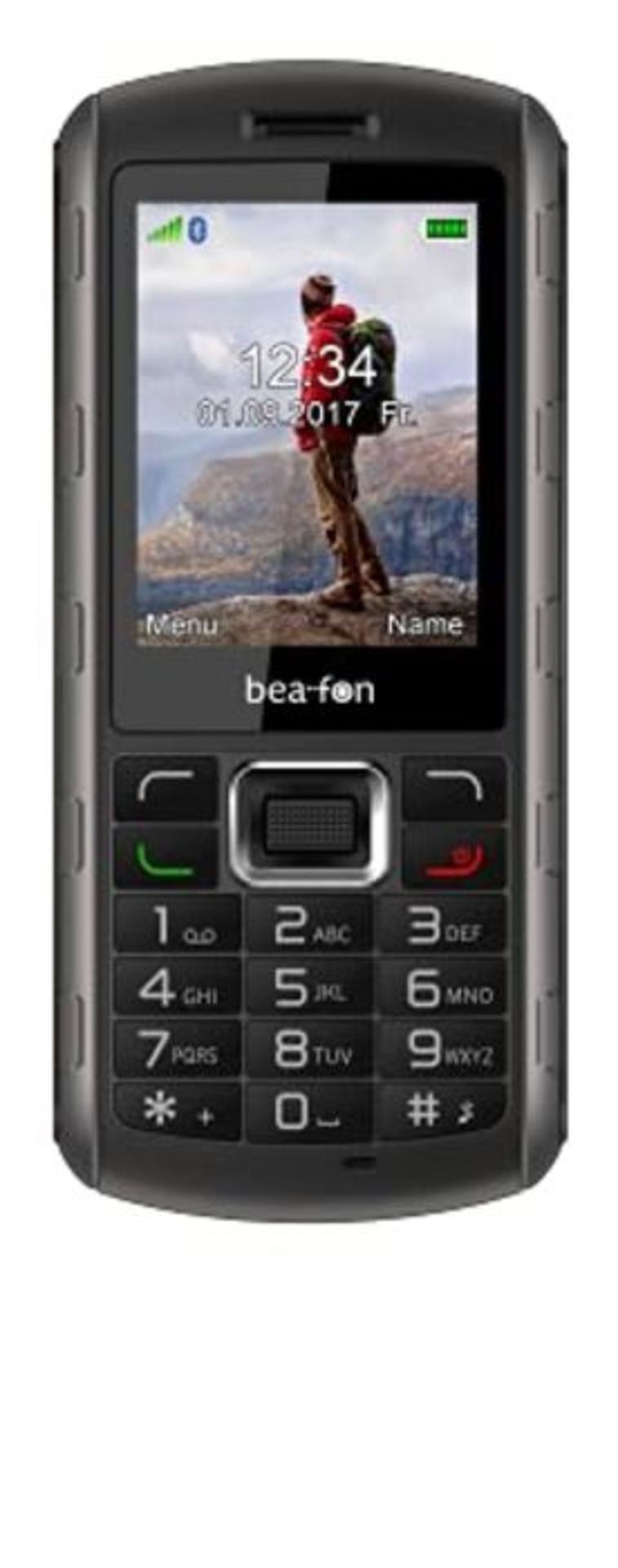 RRP £57.00 Beafon AL560 Outdoor Mobile Phone Bluetooth Hands- Function Black/Silver