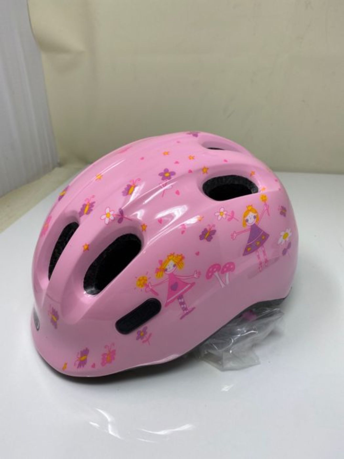 ABUS Smiley 2.0 Kinderhelm - Robuster Fahrradhelm für Mädchen und Jungs - Rosa mit P - Image 3 of 3