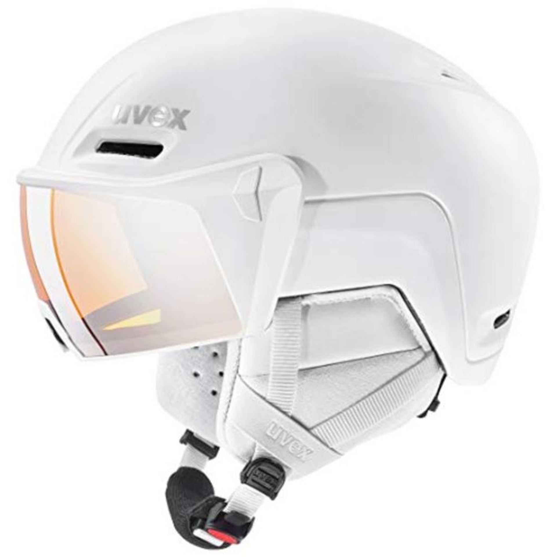 RRP £114.00 uvex Unisex - Erwachsene, hlmt 700 visor Skihelm, white mat, 52-55 cm