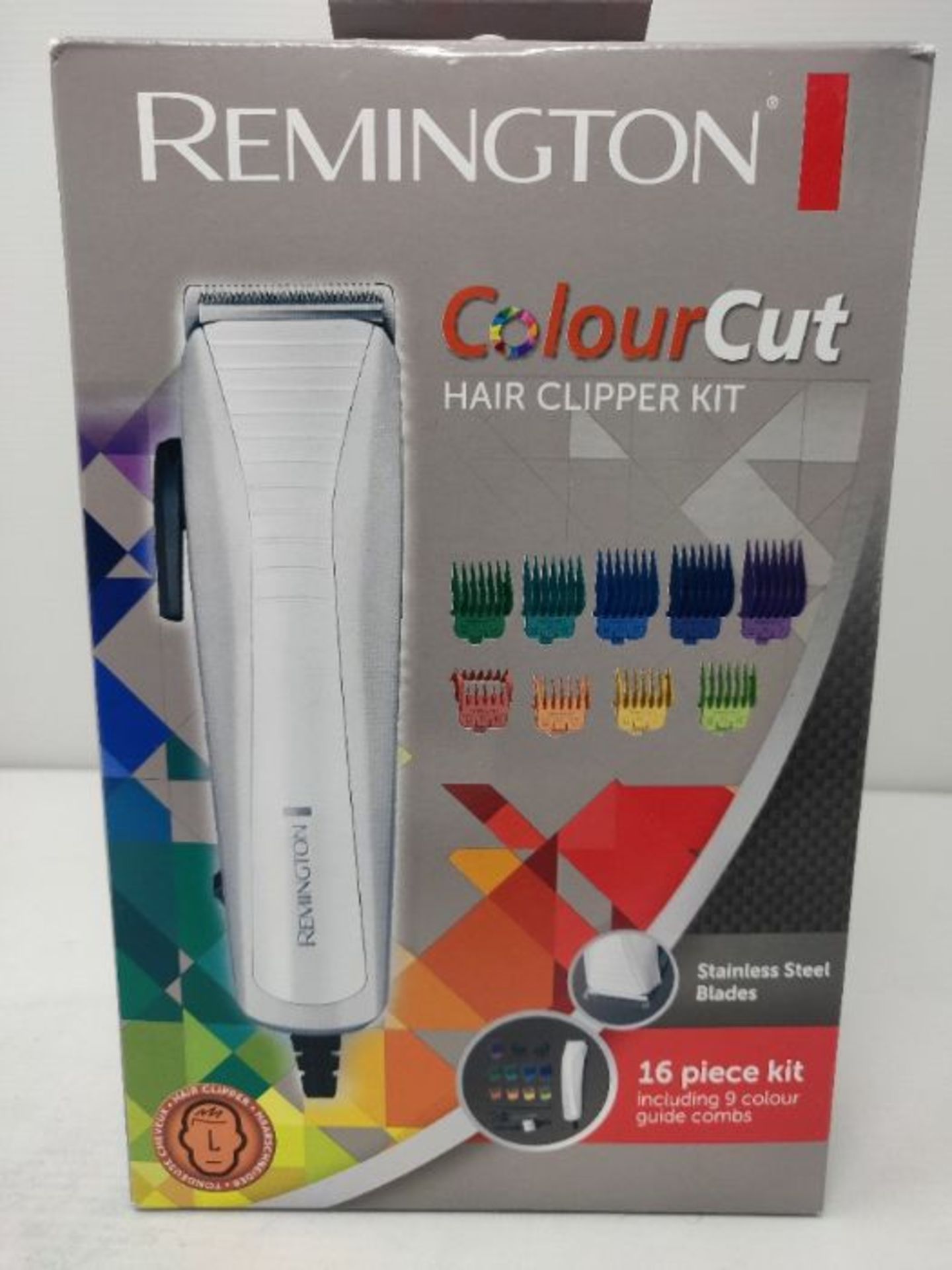 Remington HC5035 Corded Colour Cut Hair Clipper - Image 2 of 2