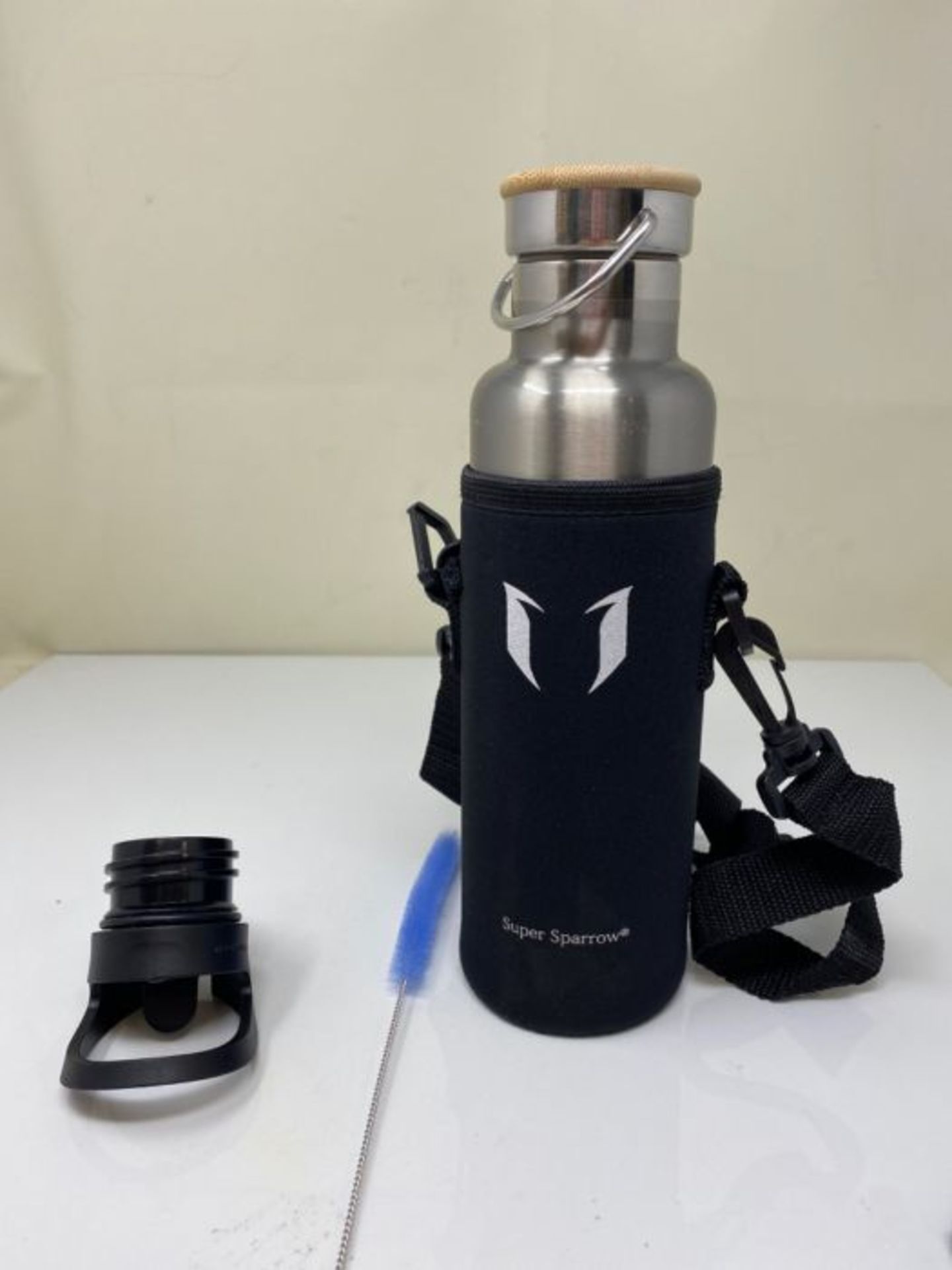 Super Sparrow Stainless Steel Water Bottle - 620ml - Vacuum Insulated Metal Water Bott - Image 3 of 3