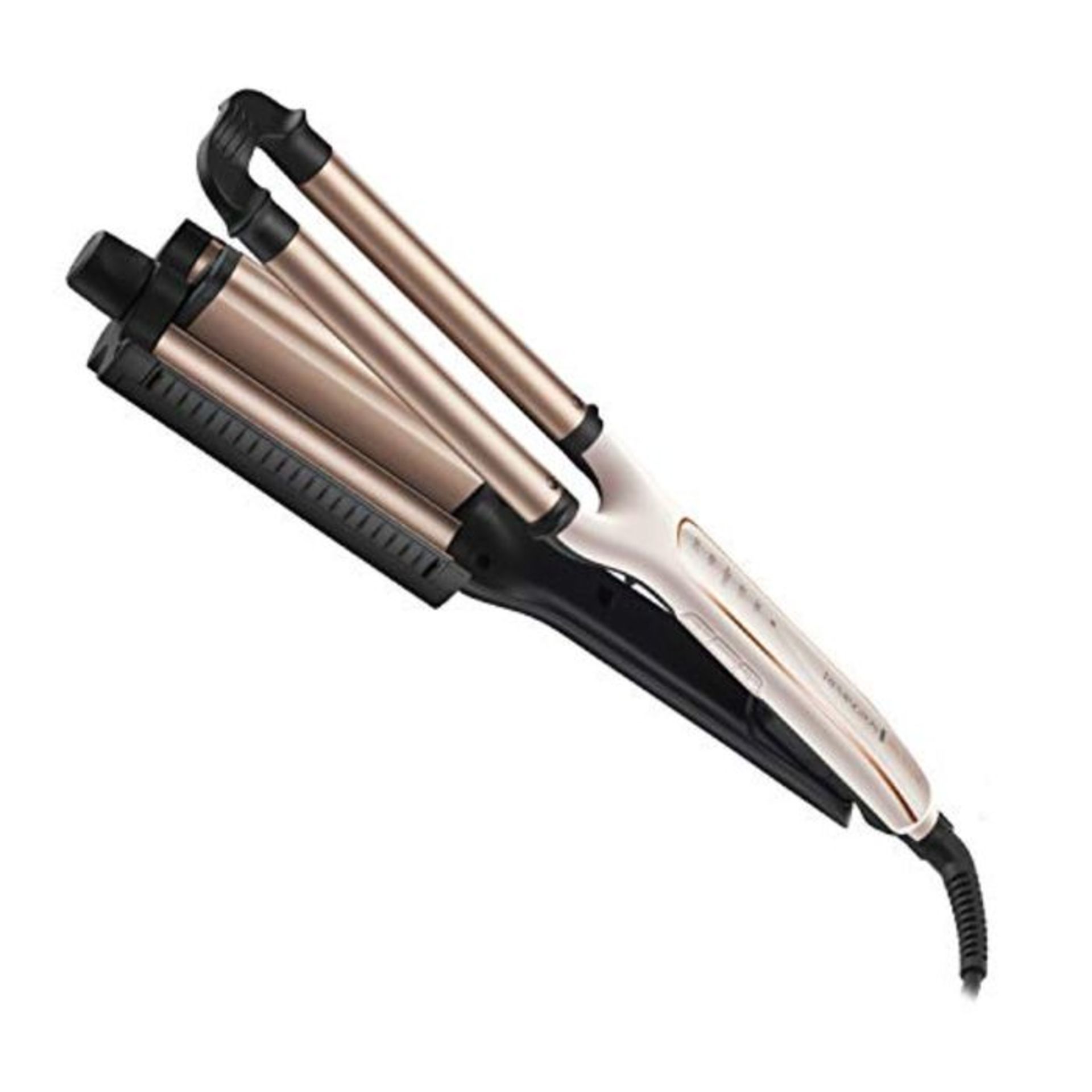 Remington Proluxe 4-in-1 Hair Waver - Deep Barrel Adjustable Hair Curler with 4 Differ
