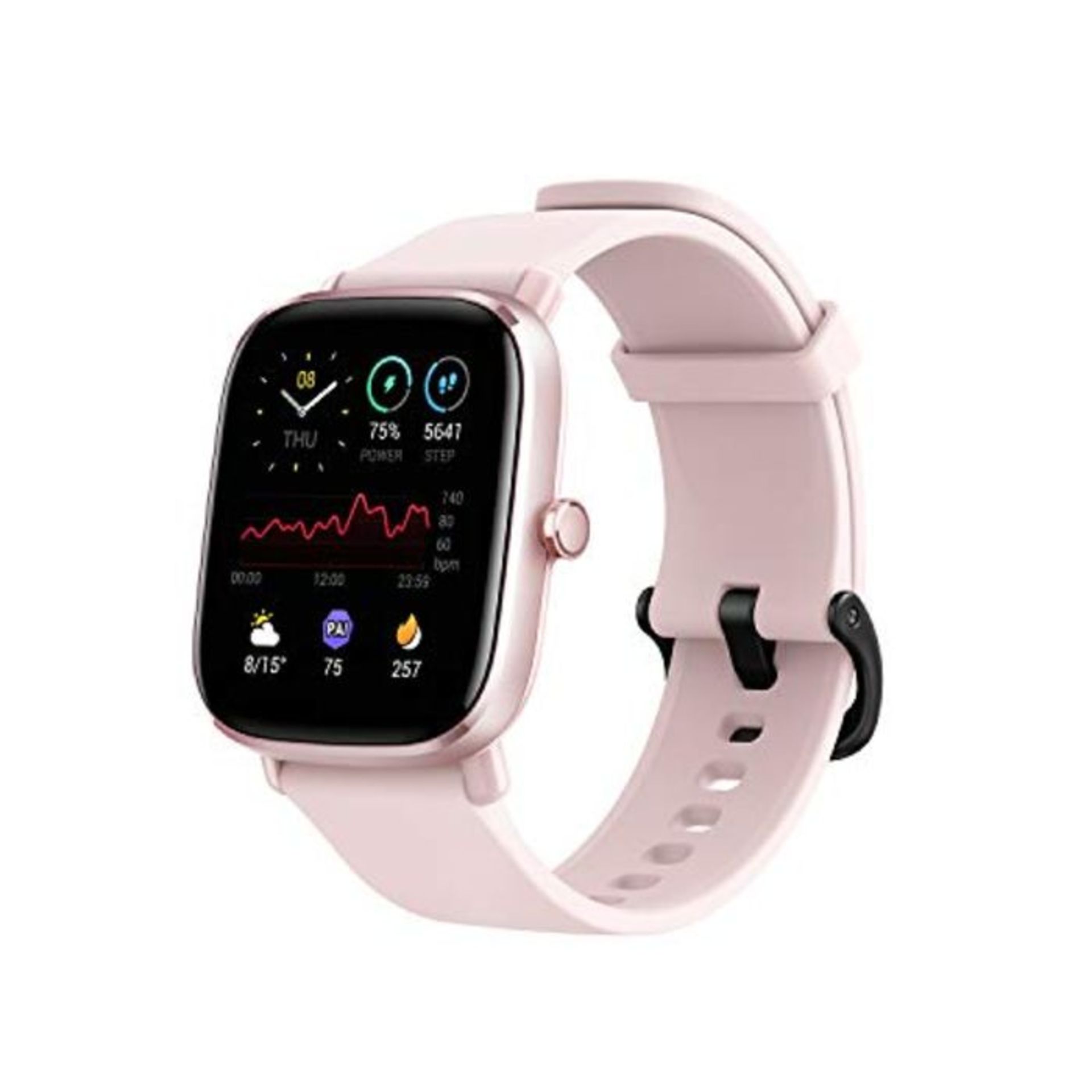 RRP £60.00 Amazfit Unisex's GTS 2 Mini Pink Smartwatch, One Size