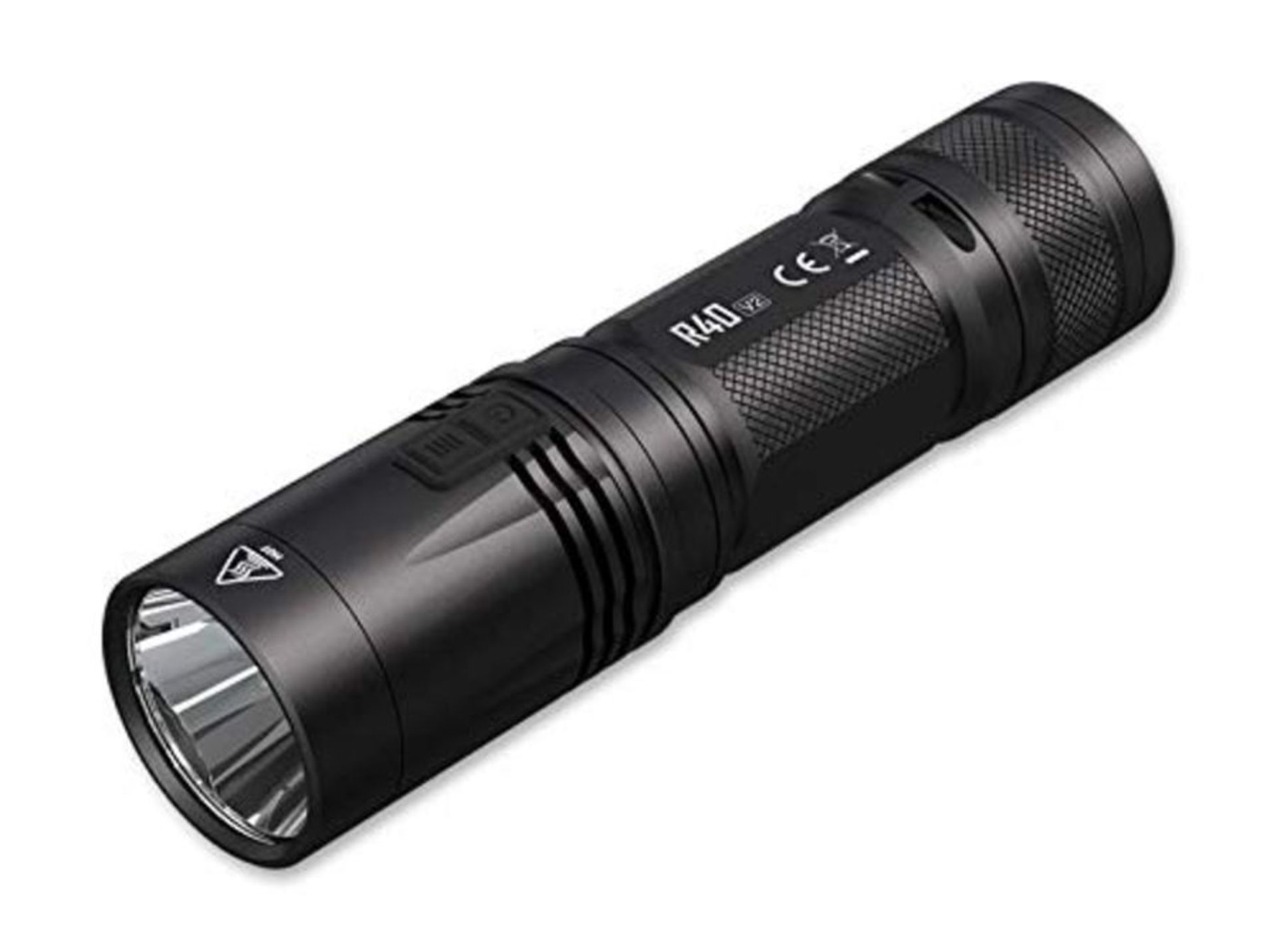 RRP £221.00 Nitecore Unisex - Adult's R40 V2 Torch, Black, 15,9 cm